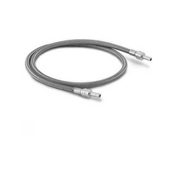 PTFE-Lined, Stainless Steel Braided Hose Assembly, 3/8 in
