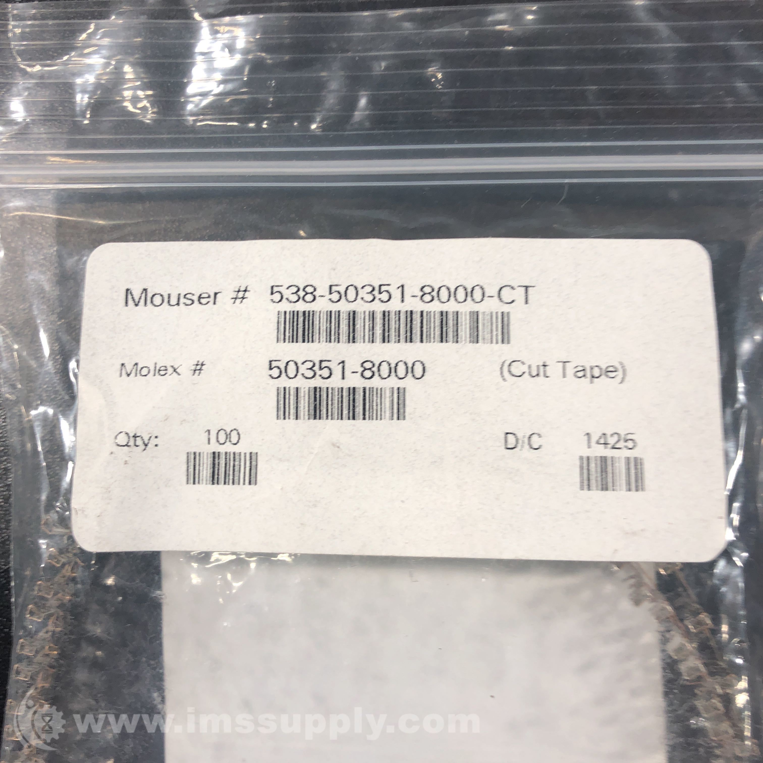 Molex 538-50351-8000-CT Bag of 100 - IMS Supply