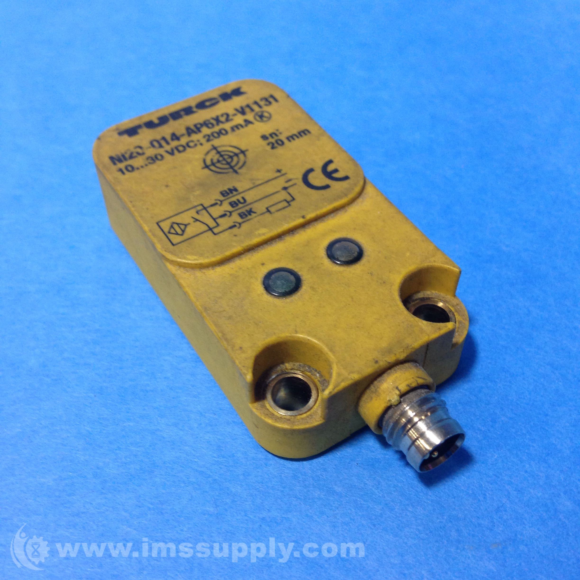 Turck Ni20-Q14-AP6X2-V1131 Rectangular Sensor - IMS Supply
