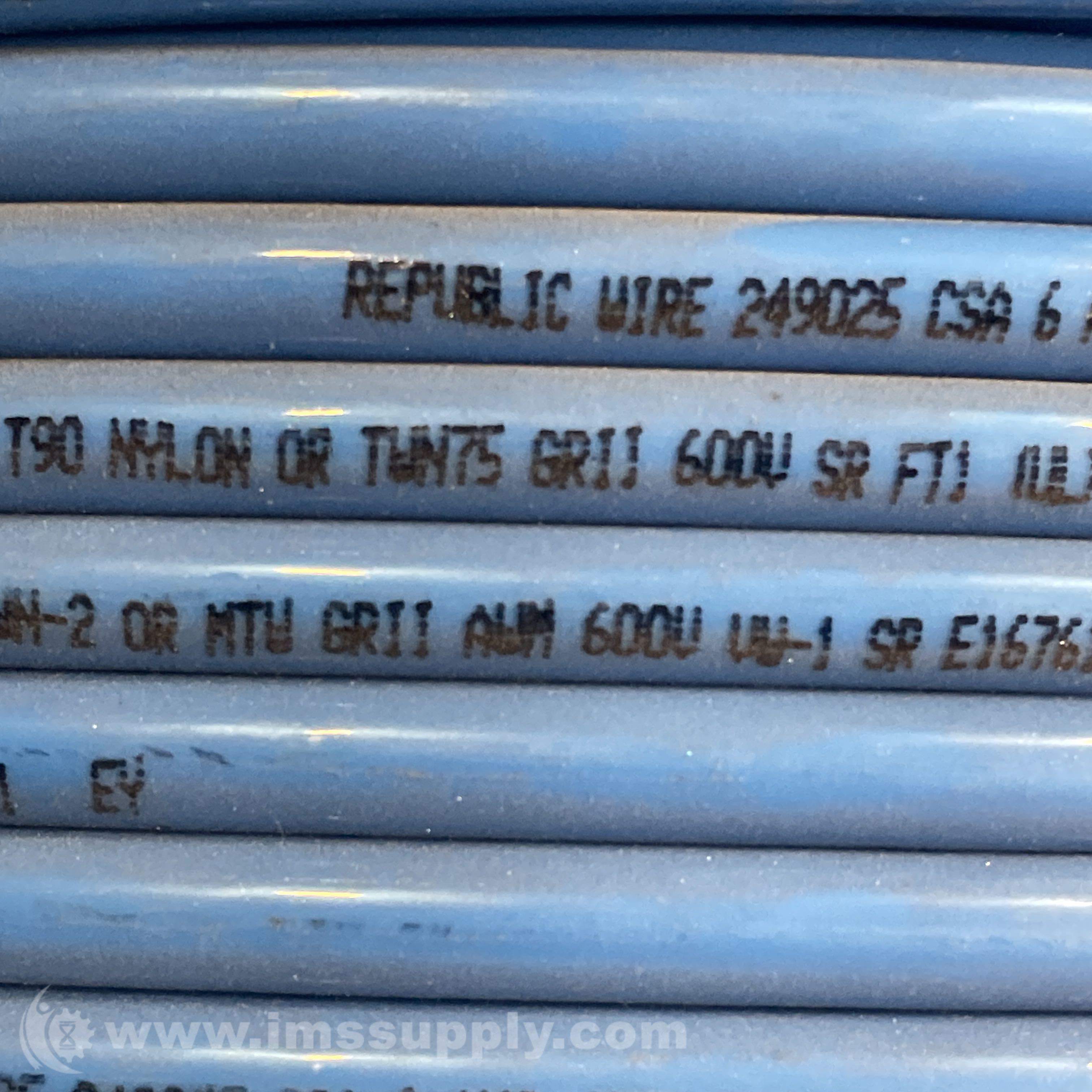 Republic Wire Inc 249025 Electrical Wire, 600V - IMS Supply