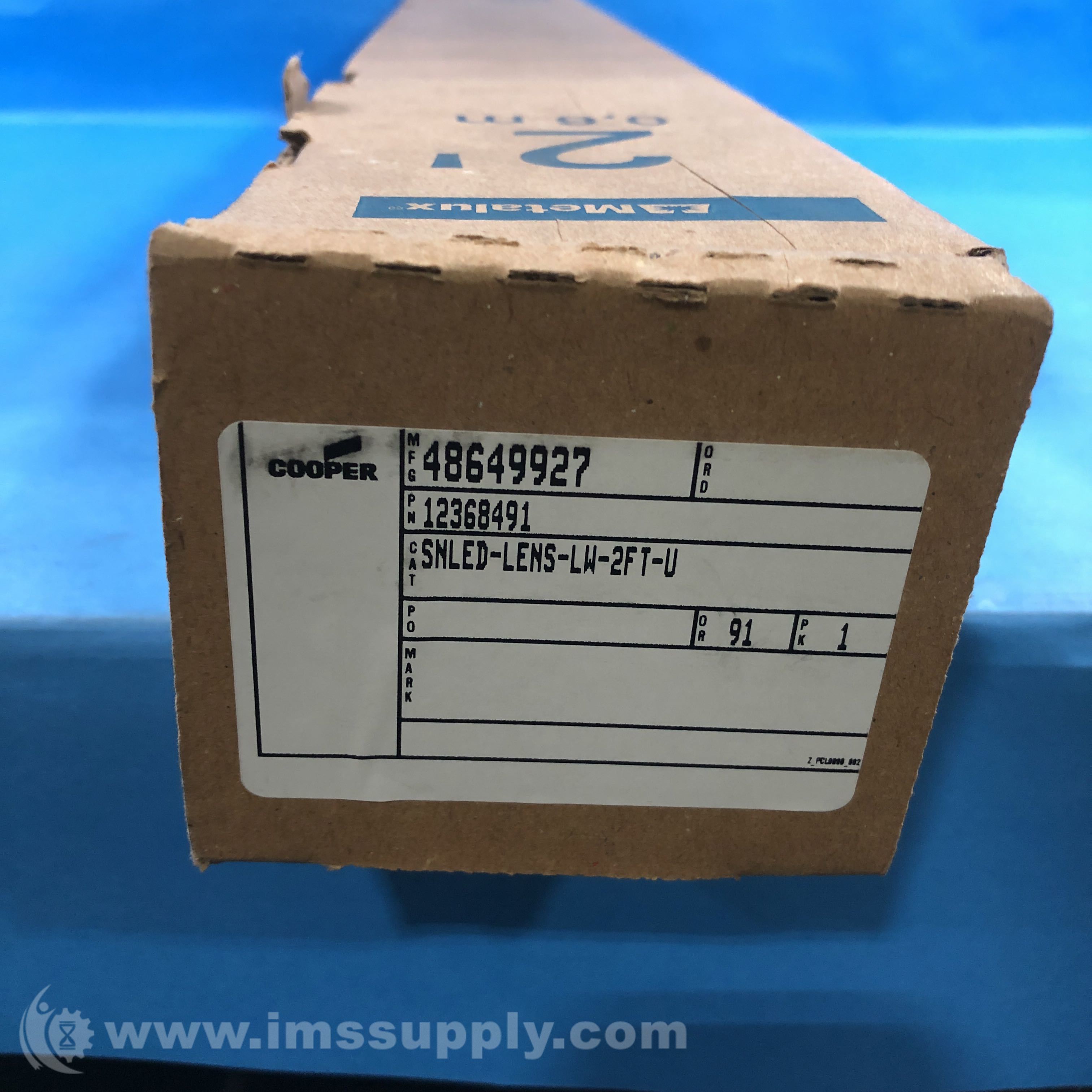 Cooper Lighting SNLED-LENS-LW-2FT-U Replacement Lens 2 ft - IMS Supply