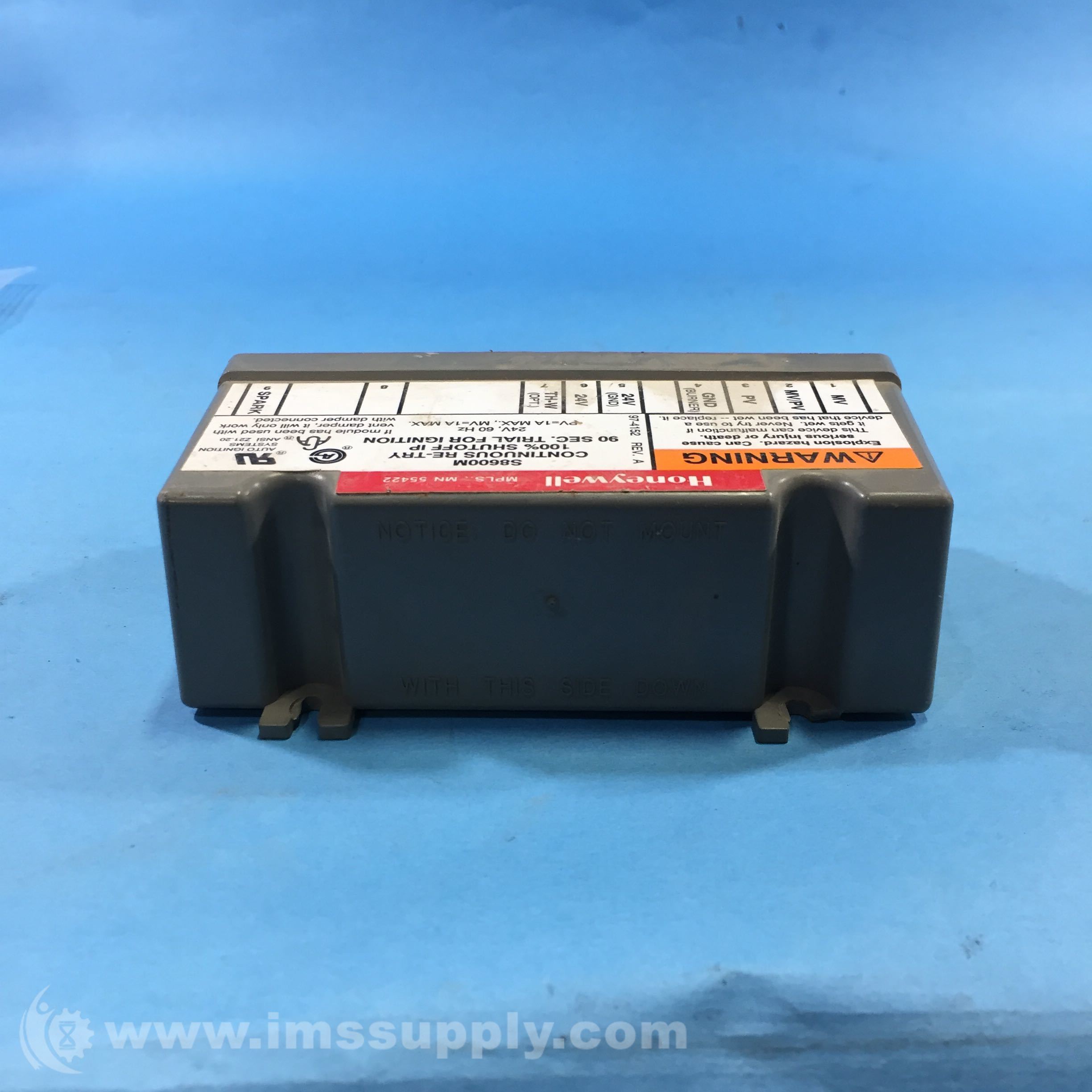 Honeywell S8600M Furnace Ignition Control Module IMS Supply