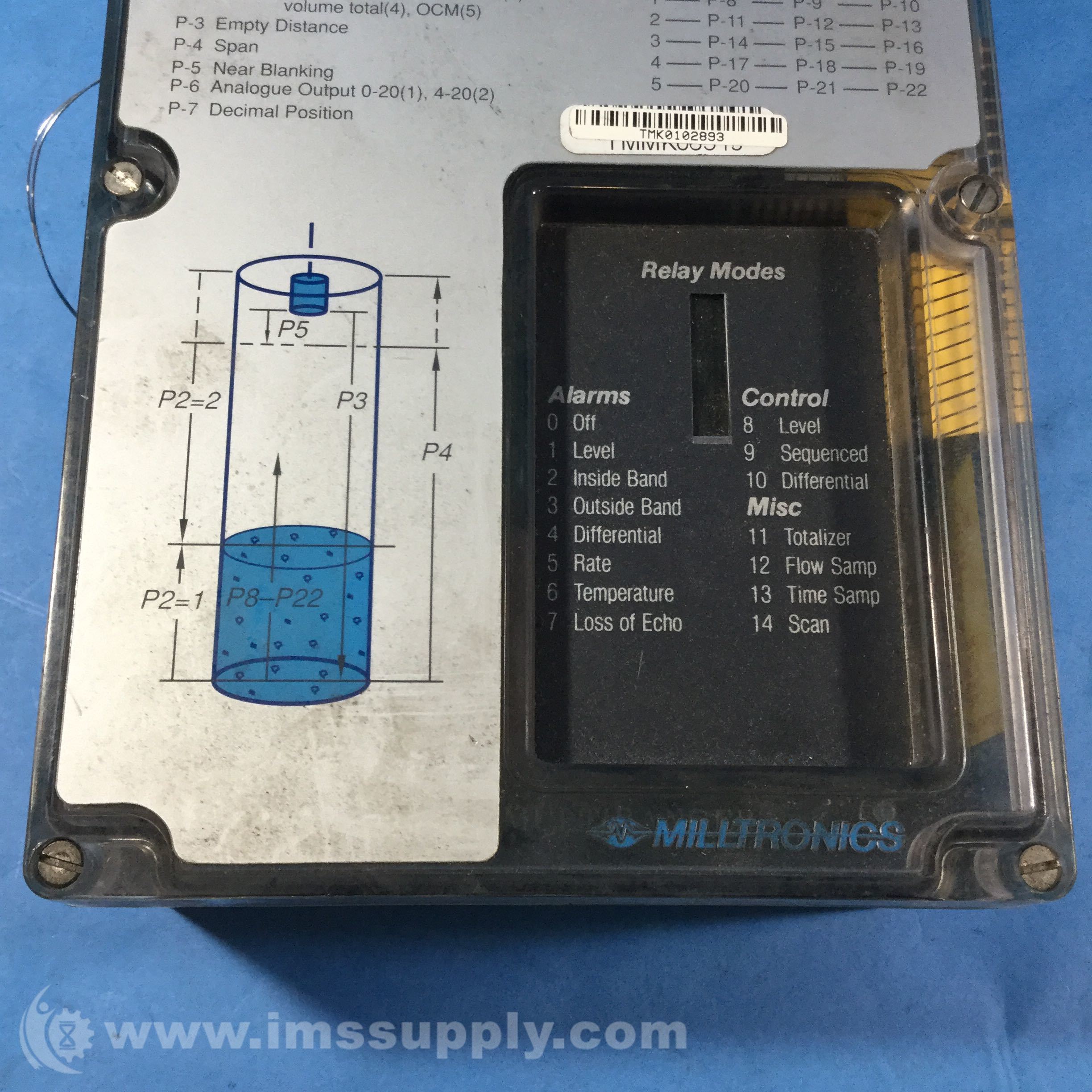 Milltronics MultiRanger Plus Ultrasonic Level Measurement System IMS