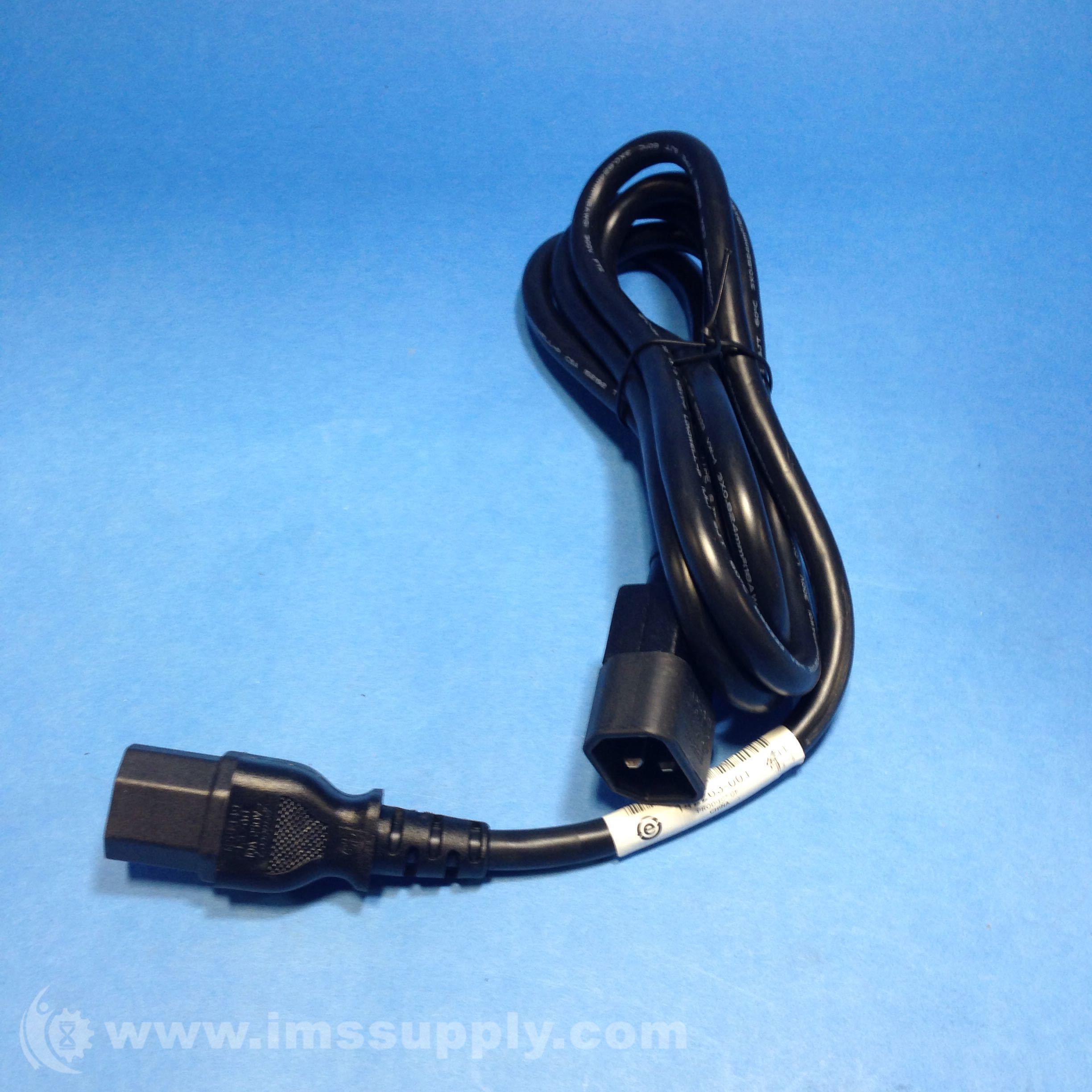 HP 142263-001 IEC C14 to C13 Power Cord - IMS Supply