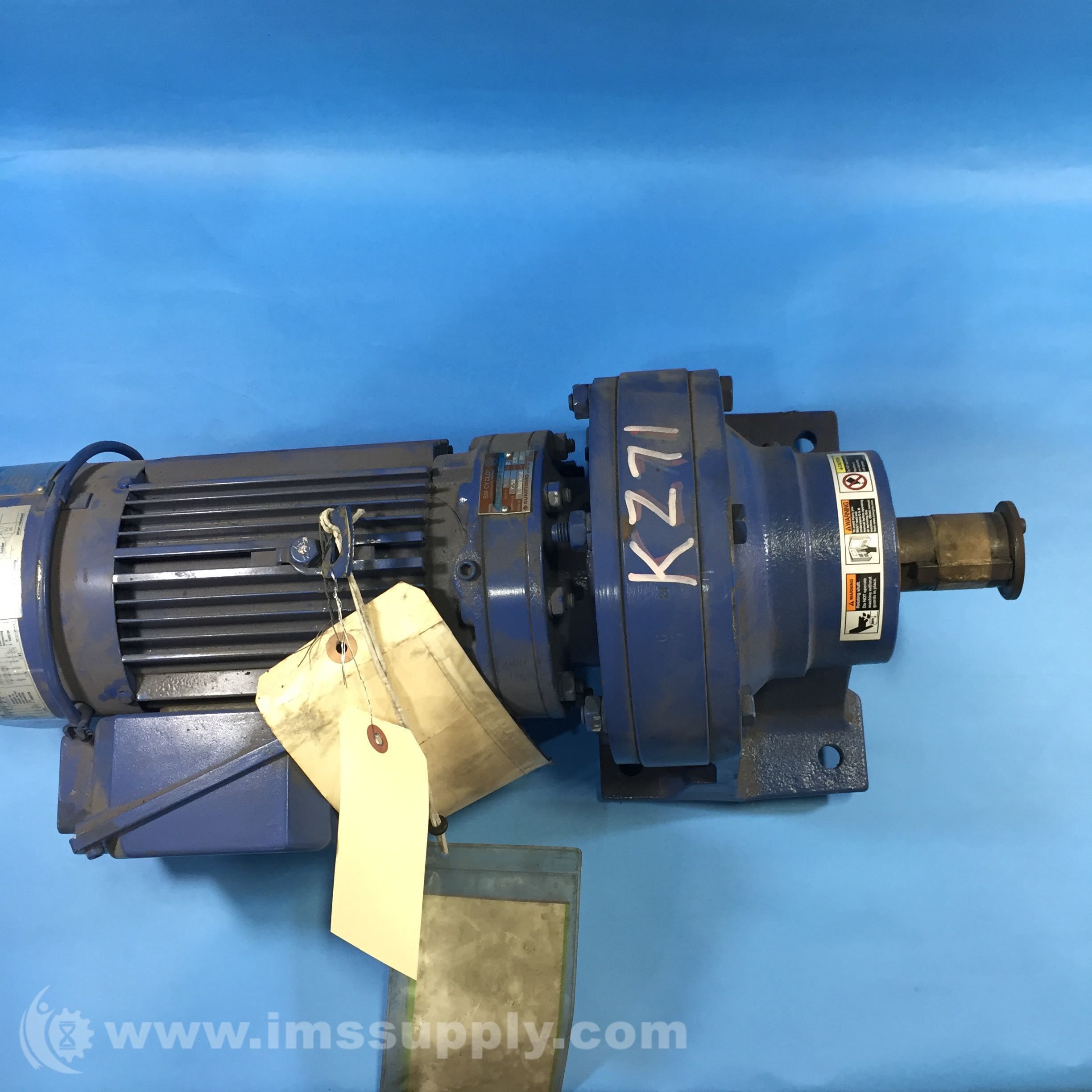 Sumitomo CNHMS05-6125DBYB-AV-B Sm-Cyclo Gearmotor, 1750 RPM