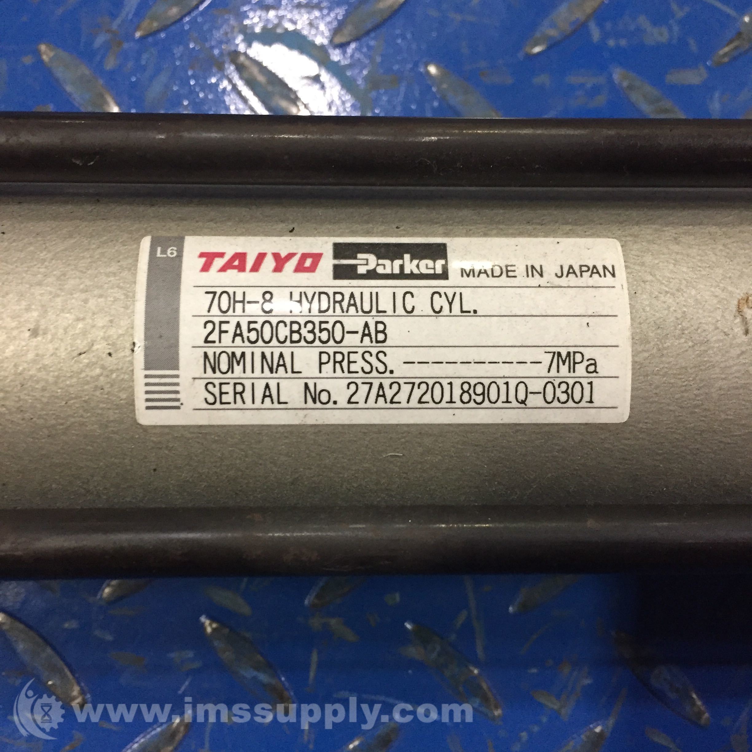 70H-8R2TA100CB50-ACCF2 TAIYO TAIYO ユアツシリンダ 70H-8R2TA100CB50-ACCF2 HBR2TA100 Taiyo 70H-8R 32mm Bore 225mm Stroke Double Acting Air Cylinder