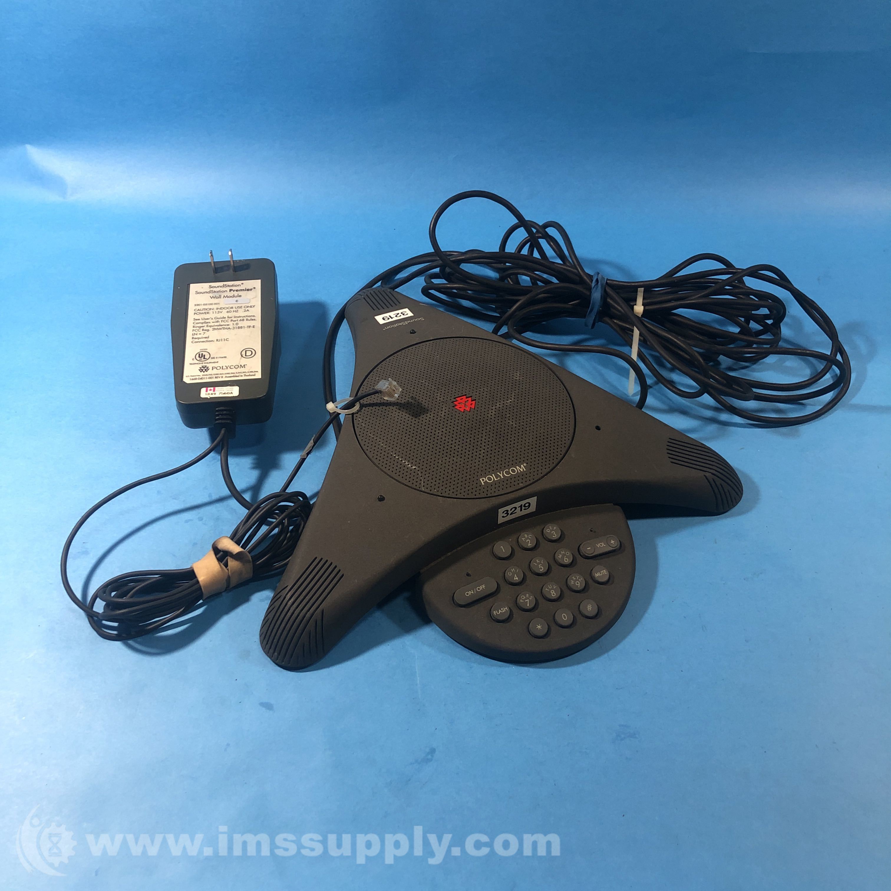 Polycom 2201-03308-001-F Conference Phone, SoundStation - IMS Supply