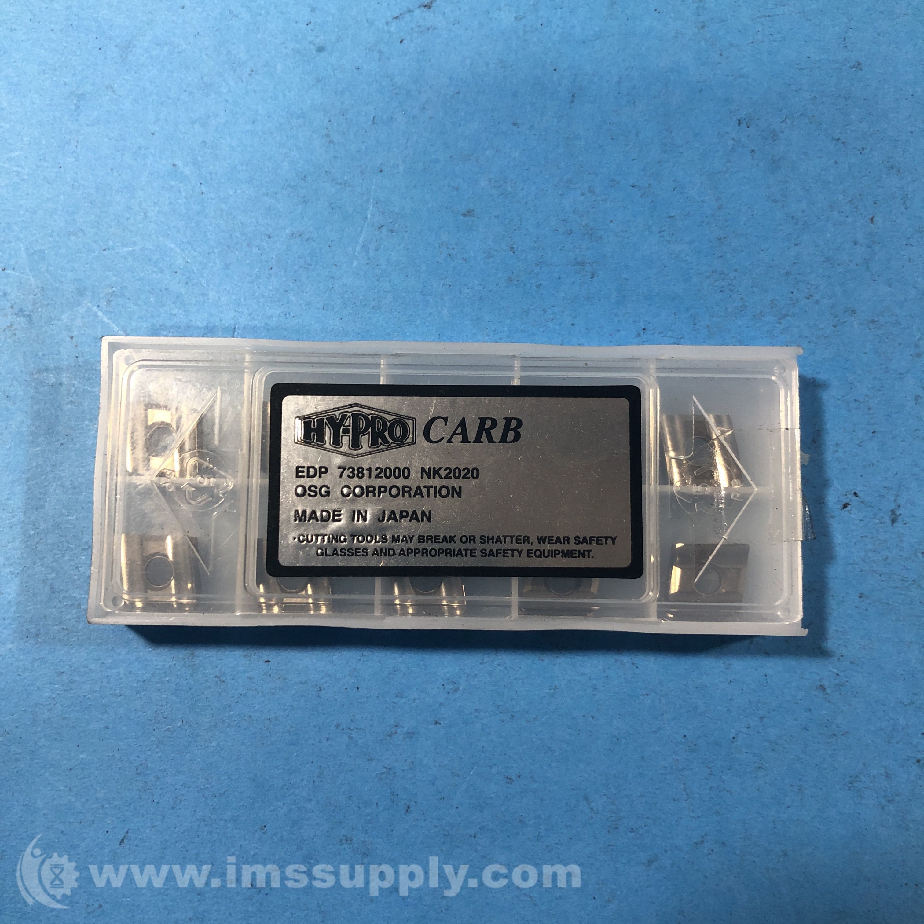 OSG Corporation EDP73812000 NK2020 Box of 10 Carbide Inserts