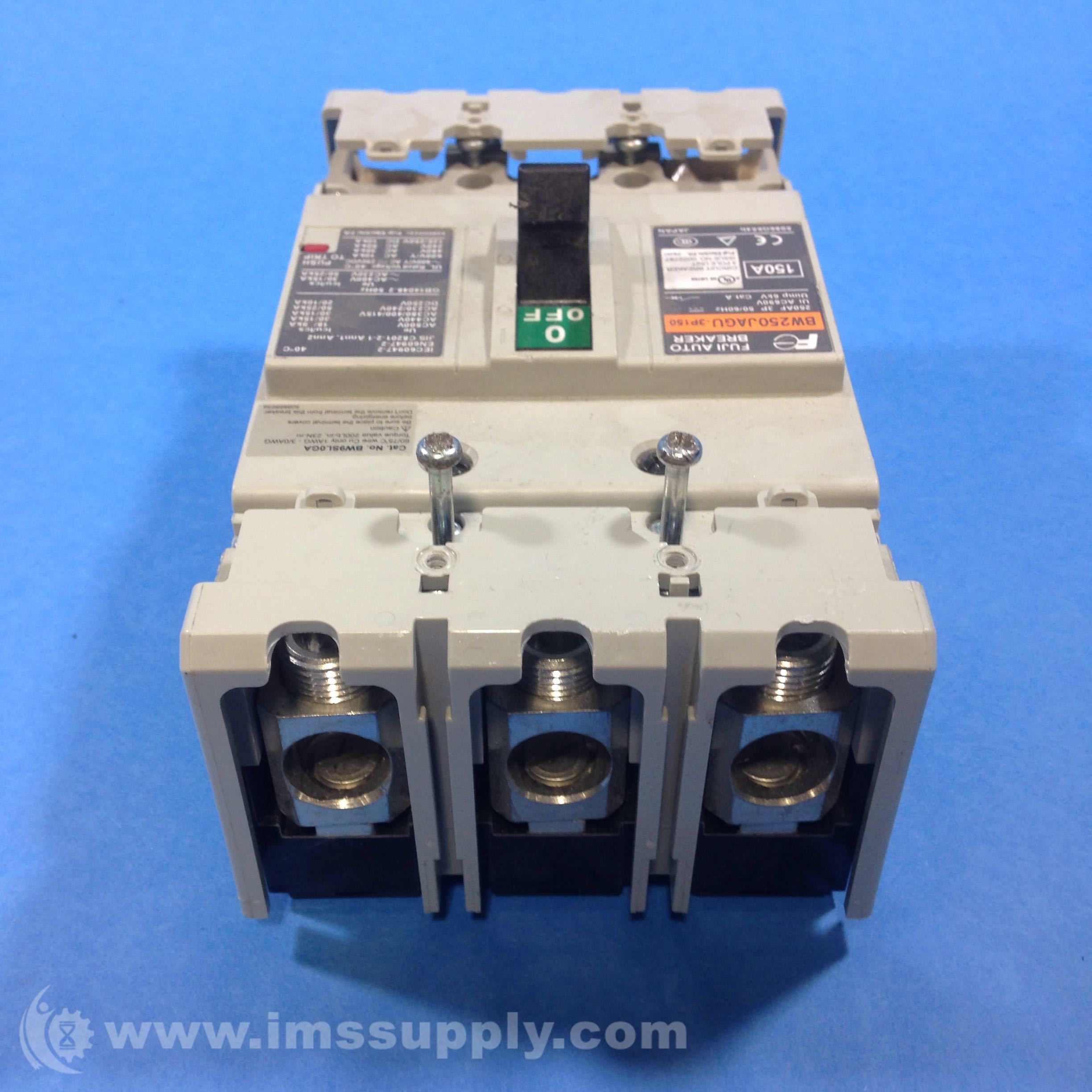 Interruttore Automatico Fuji BW250JAGU-3P150 &ndash; Usato Ottime Condizioni, 150A, 3 Poli