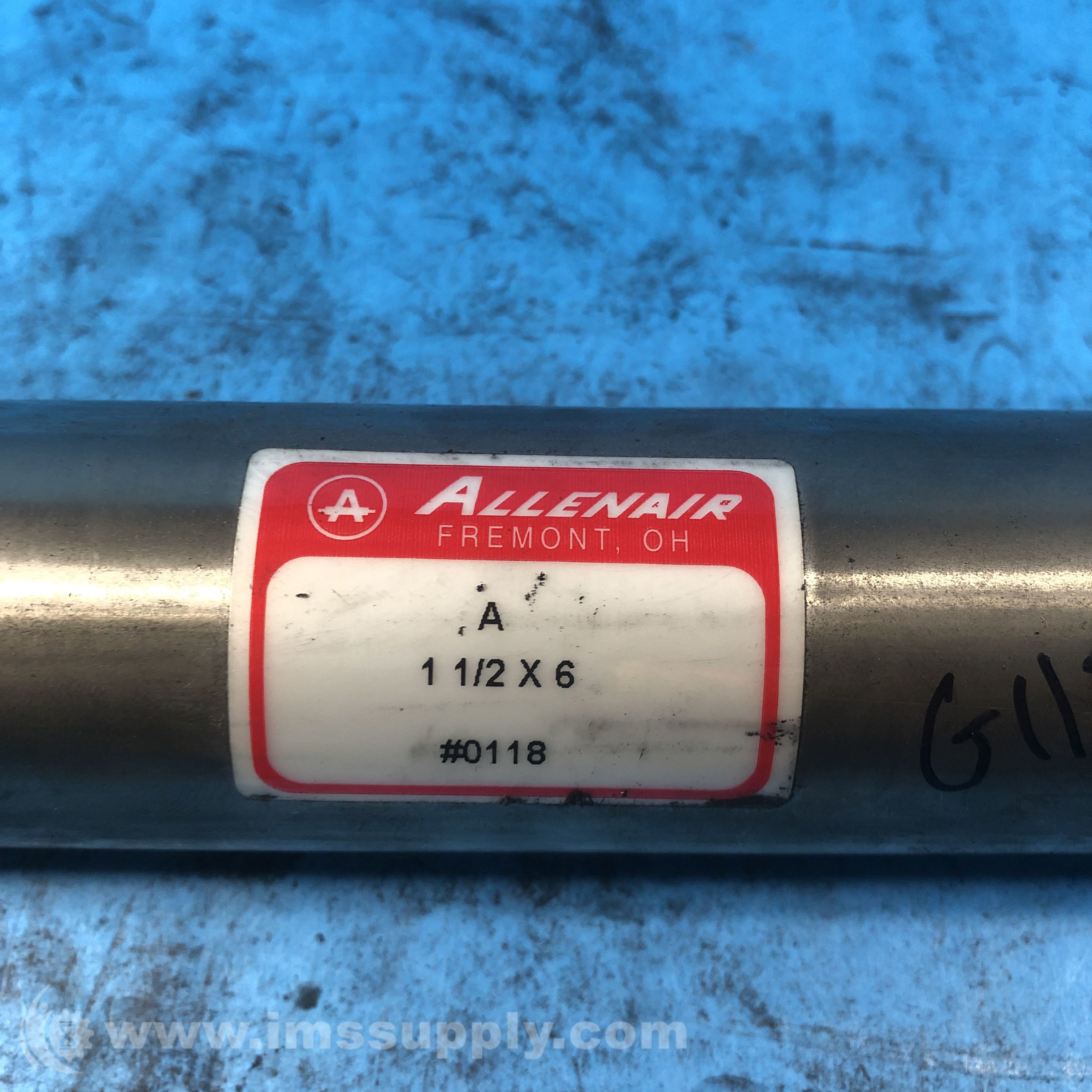 Allenair A 11/2 X 6 0118 Pneumatic Air Cylinder IMS Supply