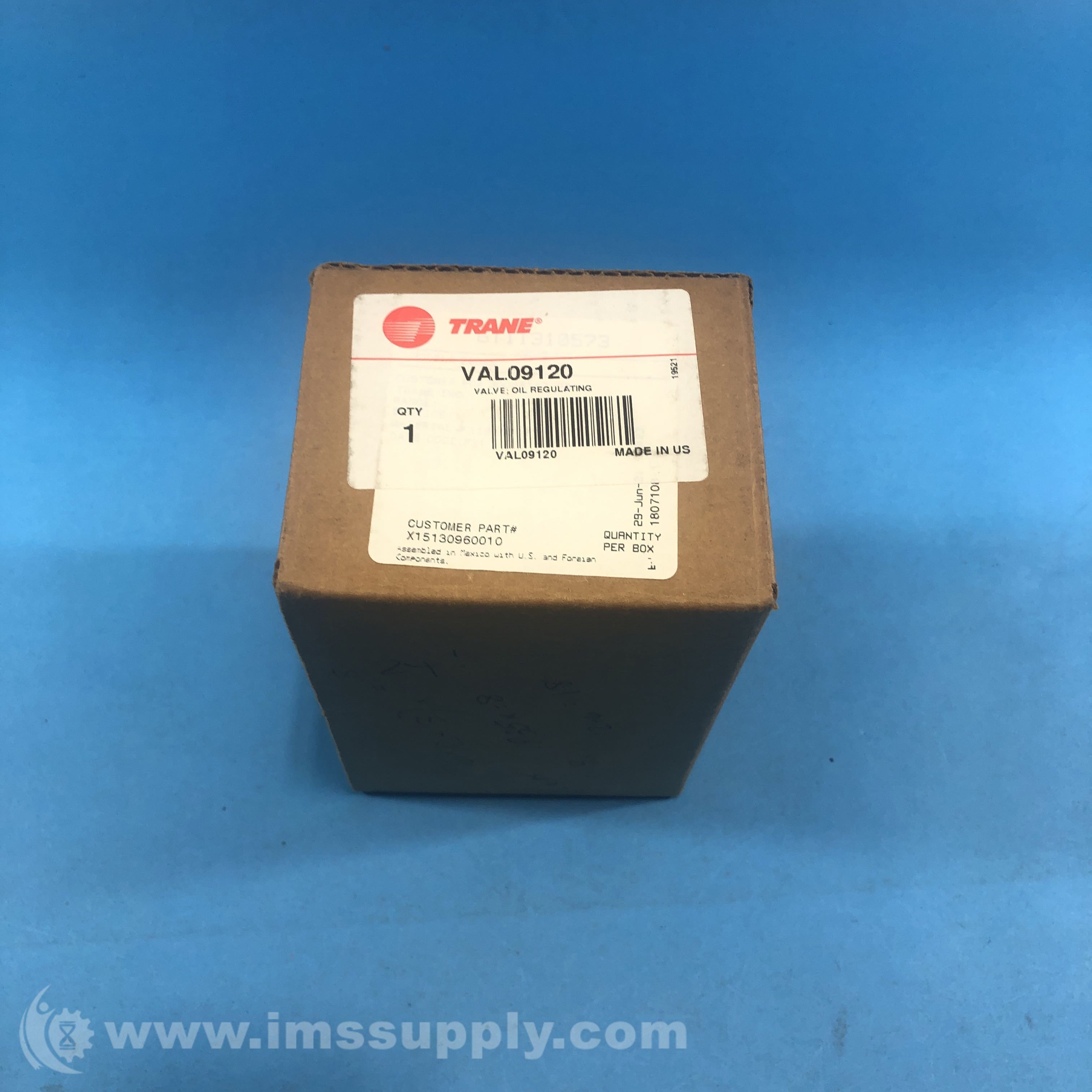 Trane VAL09120 Regulating Valve, Oil Pressure - IMS Supply