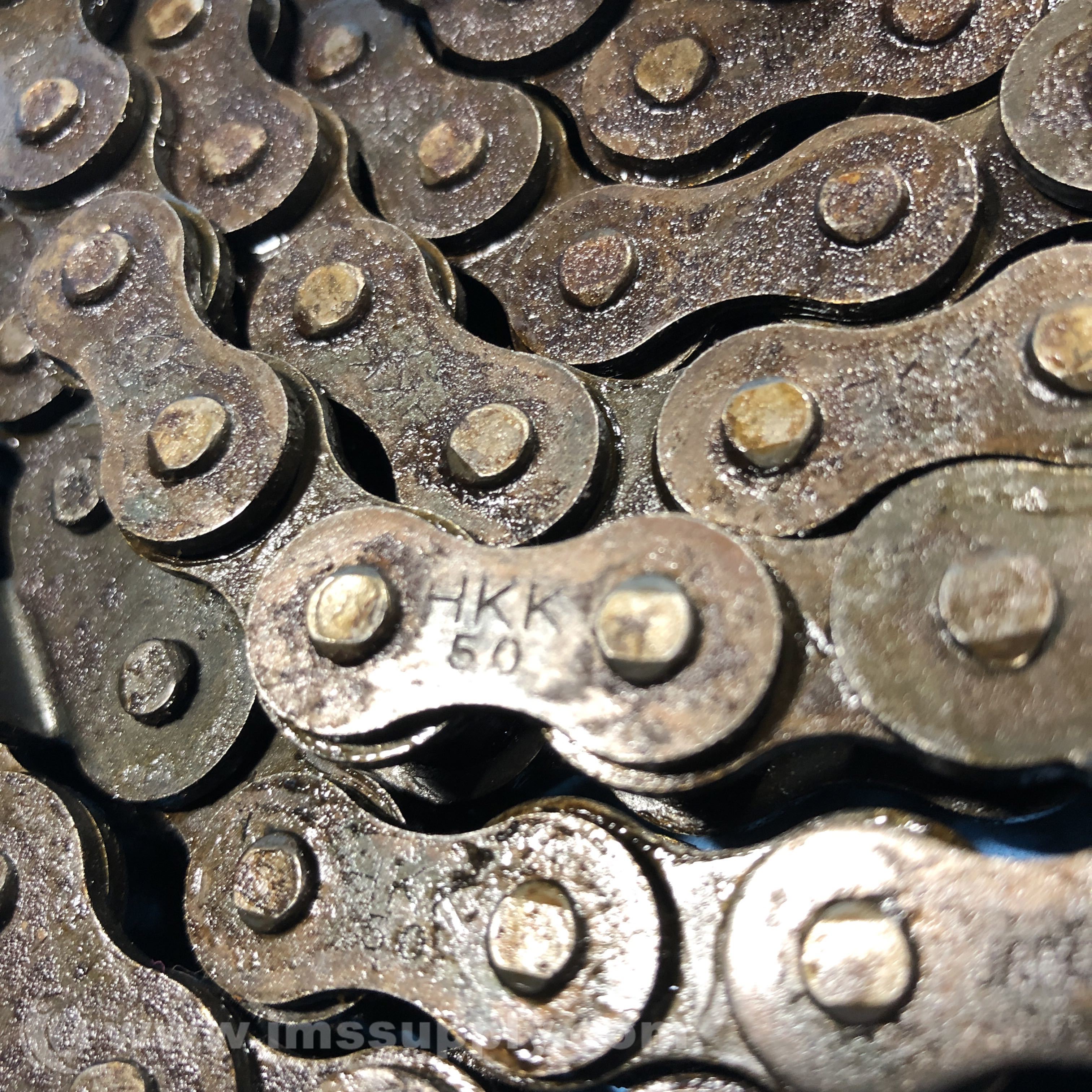 HKK Chain 50 No. of Links 96 Roller Chain IMS Supply