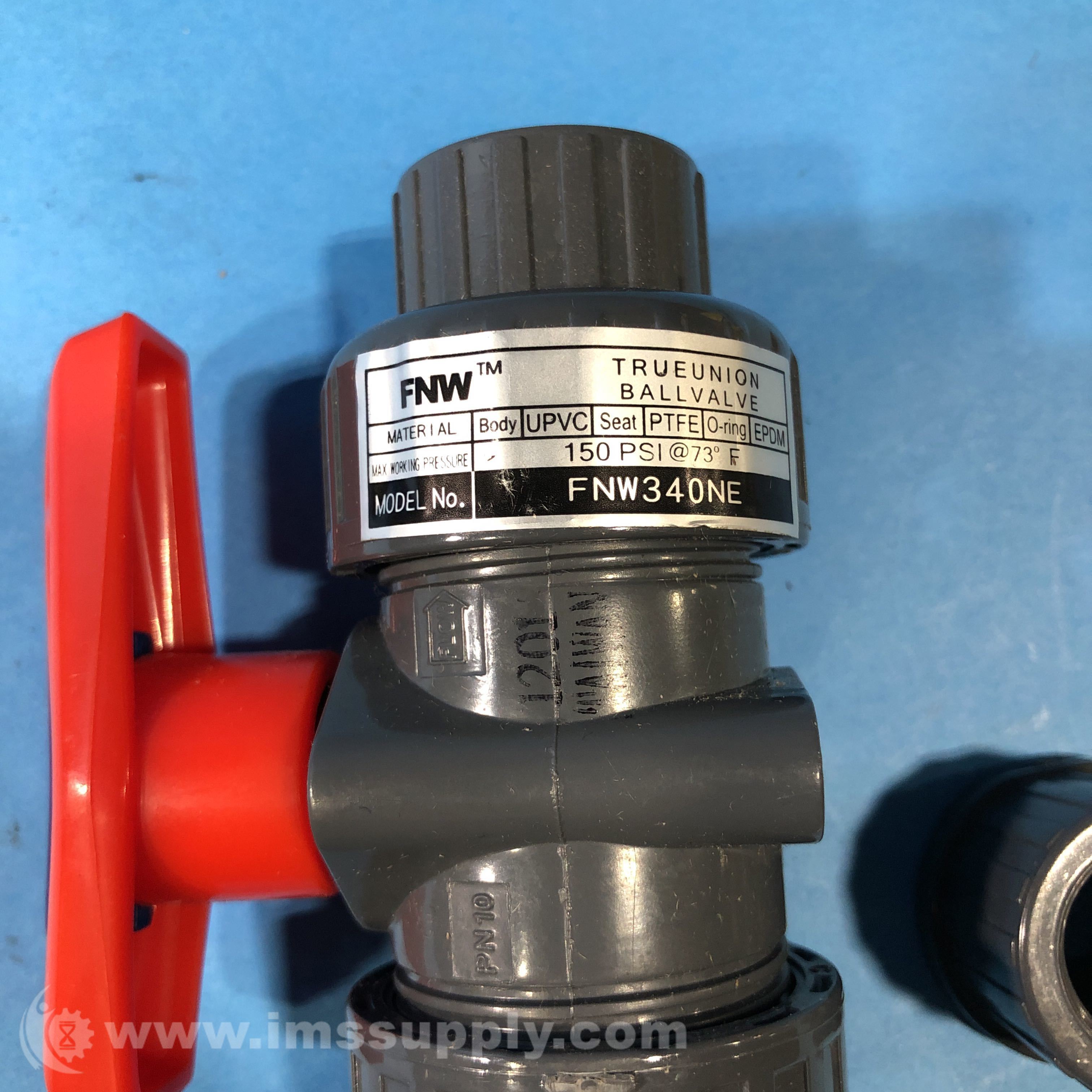FNW FNW340NE TrueUnion Ball Valve, 150 PSI at 73 F IMS Supply