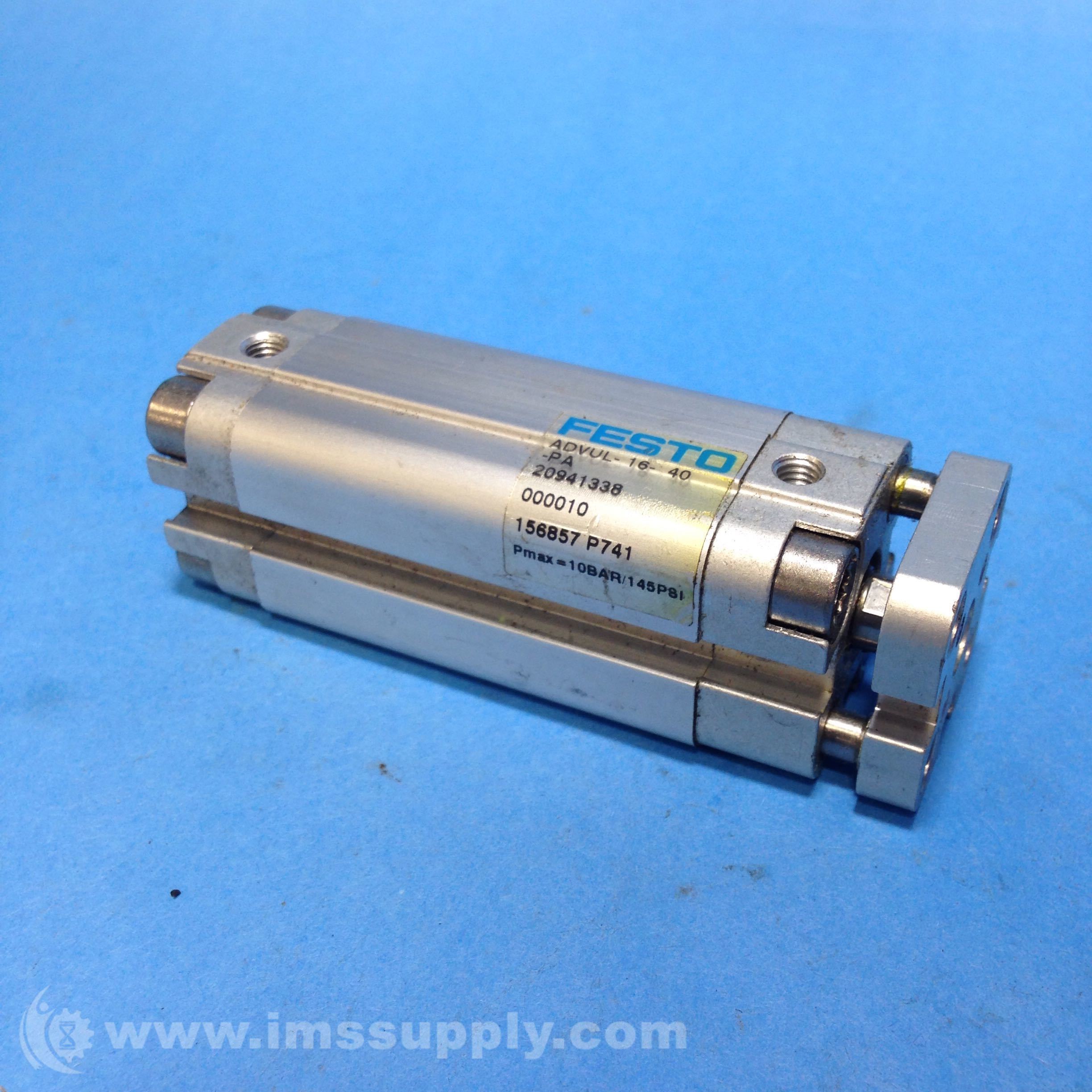 Kompaktzylinder Pneumatik NEU 1A04 156857 FESTO ADVUL-16-40-P-A 