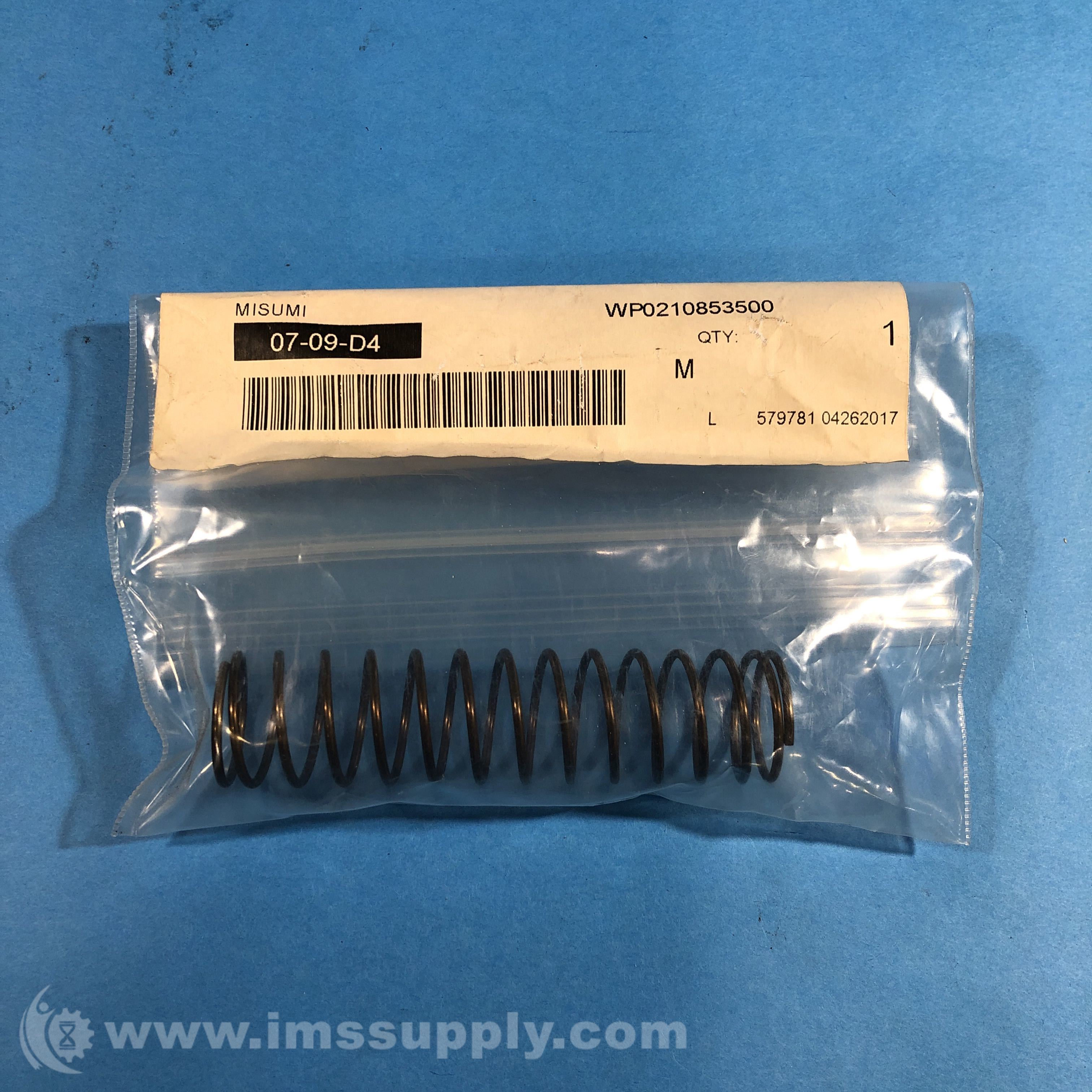 Misumi WR2080 Round Wire Coil Spring IMS Supply