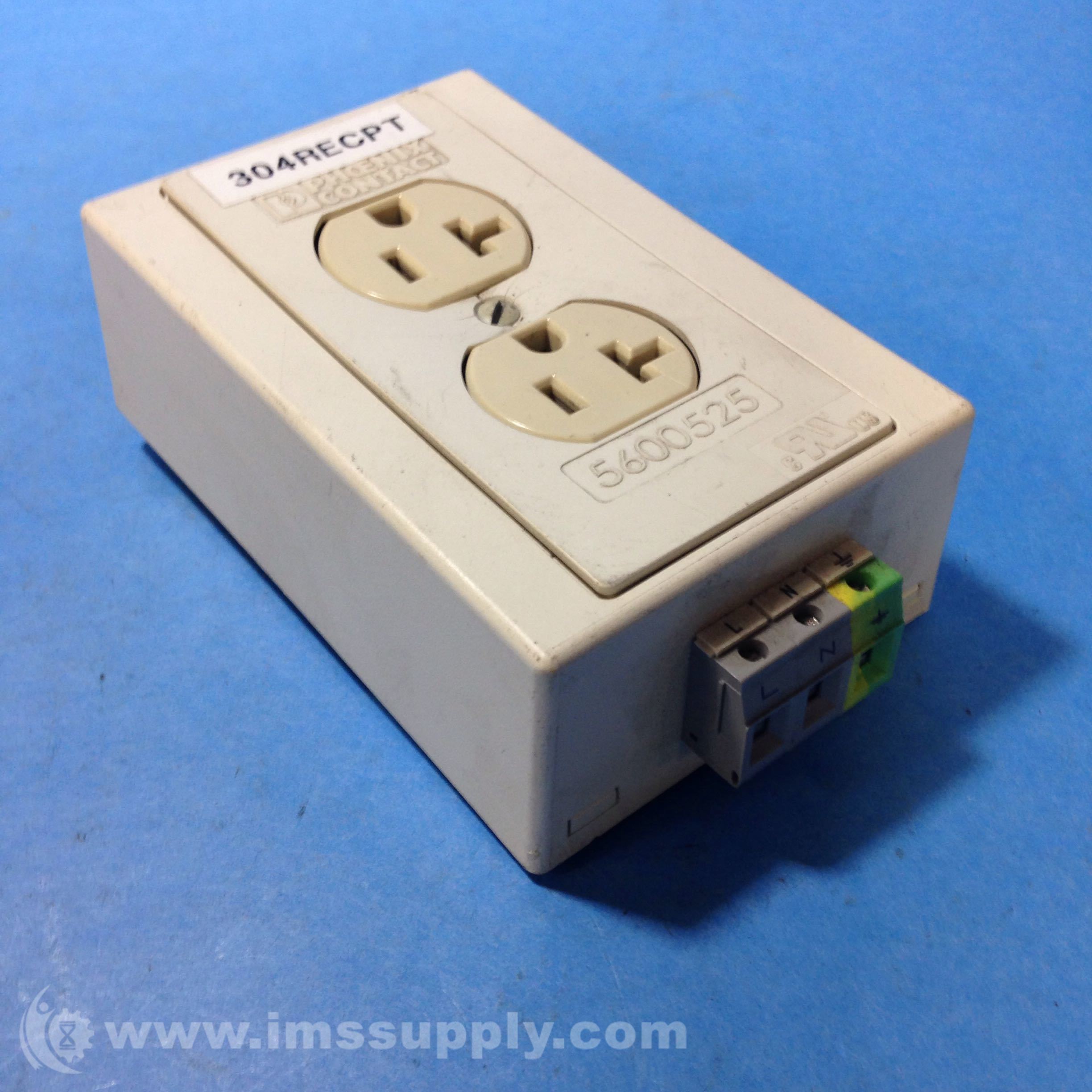 Phoenix Contact 5600525 Duplex Panel Receptacle - IMS Supply