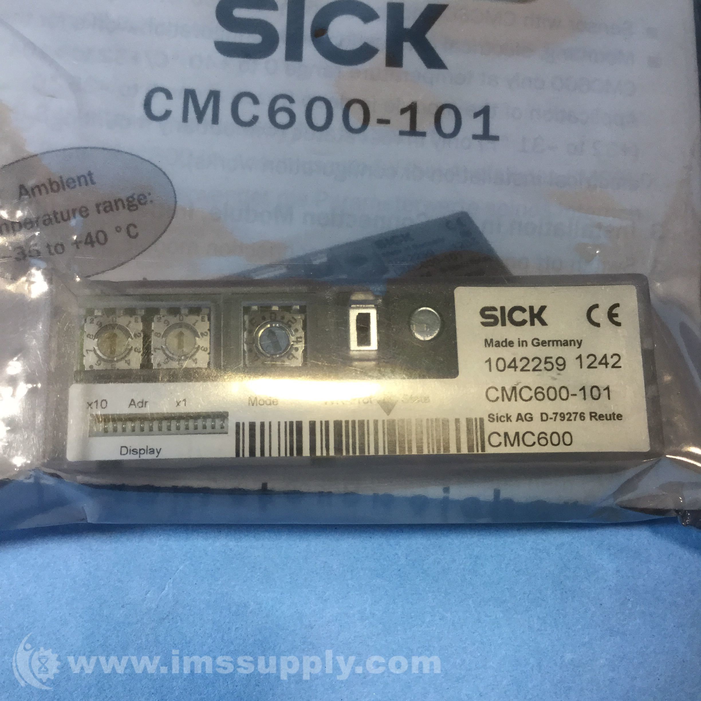SICK CMC600-101 Parameter Memory 