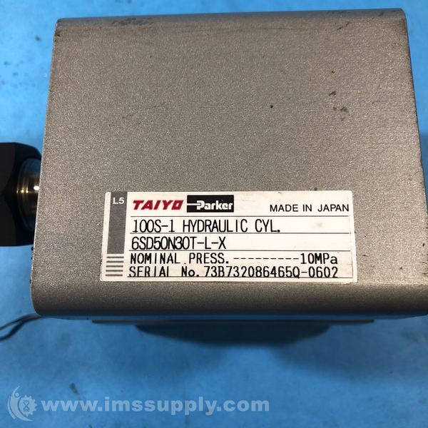 Taiyo 100S-1 6SD50N30T-L-X Hydraulic Cylinder - IMS Supply