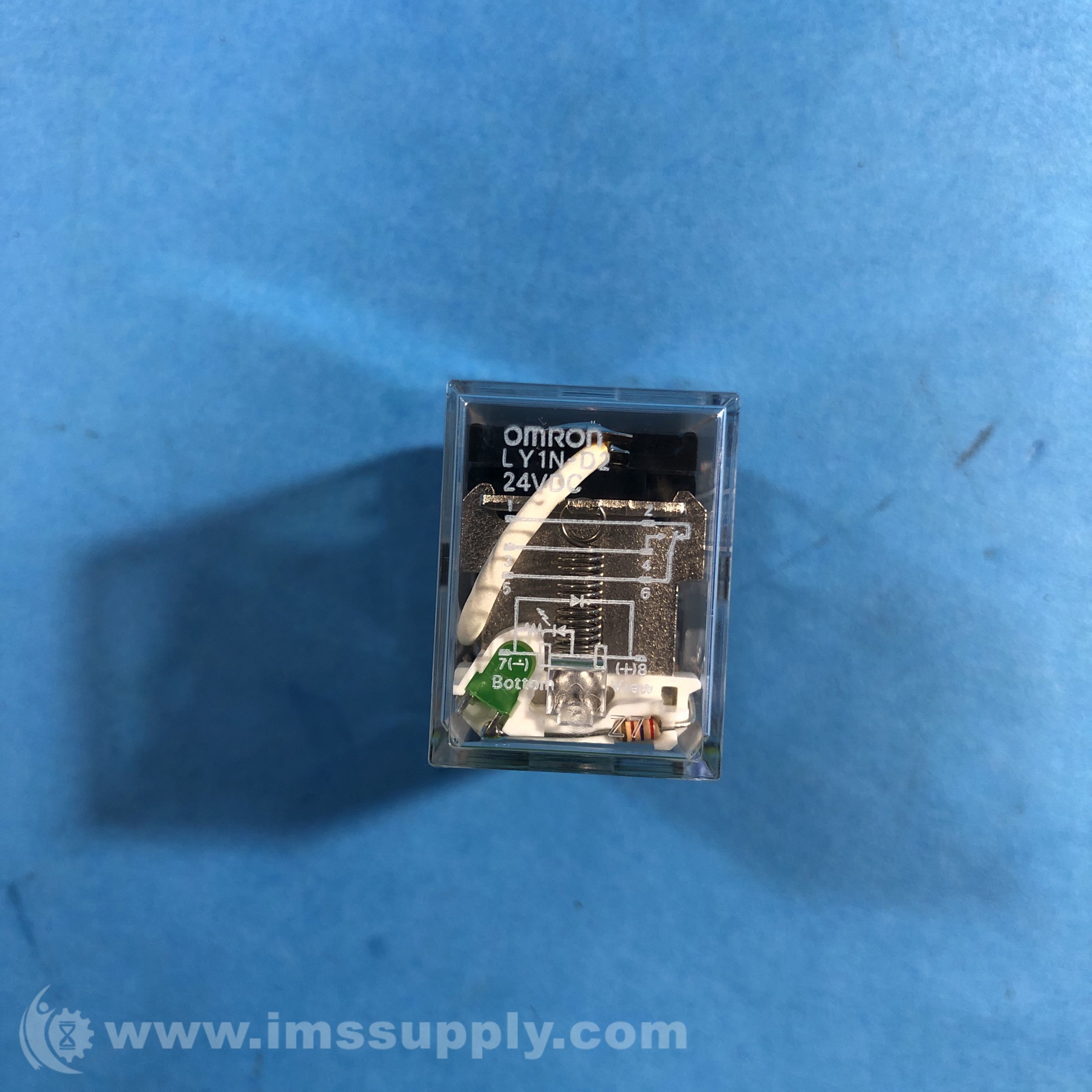Omron LY1N-D2-24VDC Ice Cube Relay, DPDT, 24 VDC Coil Voltage - IMS Supply
