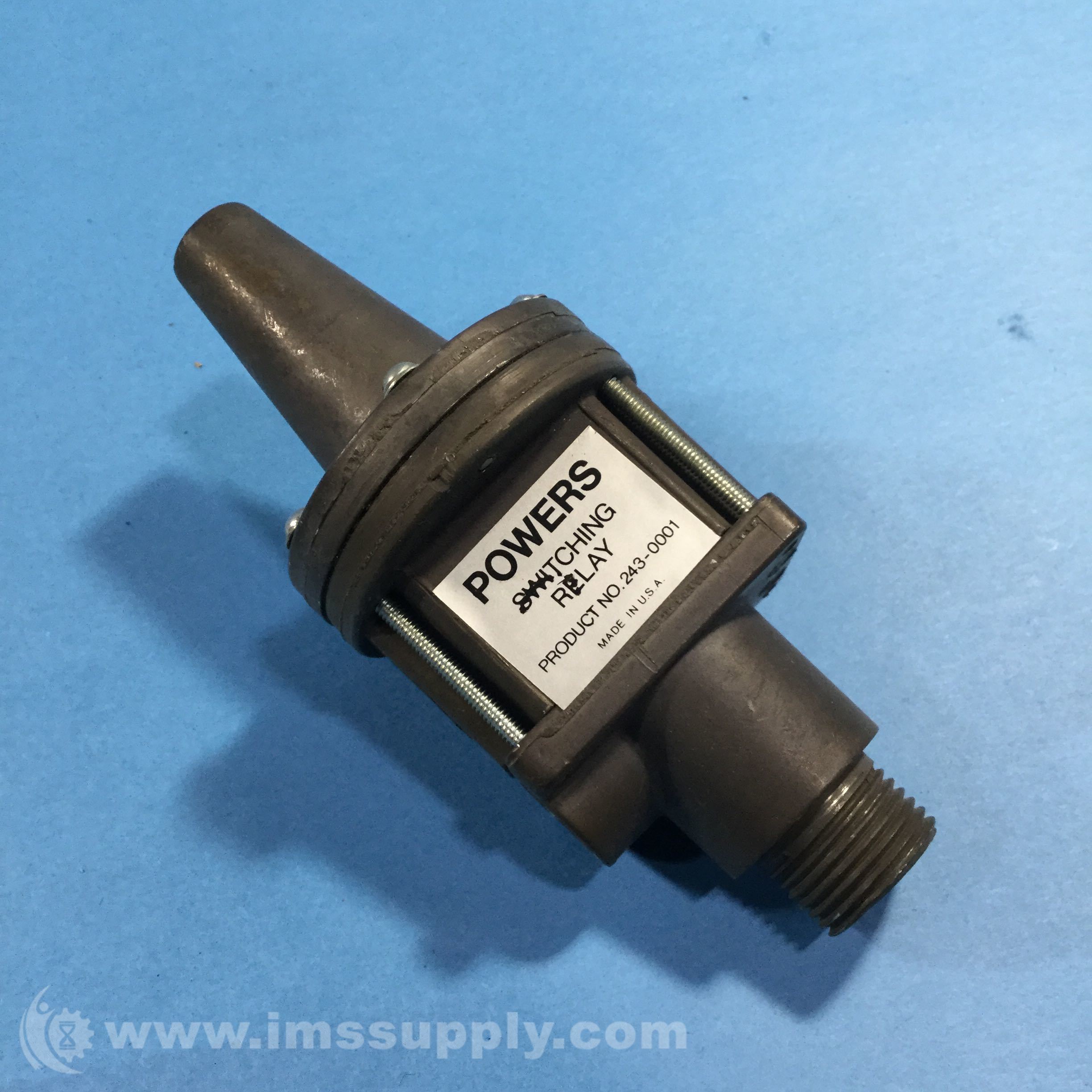 Siemens 2430001 Pneumatic Switching Relay, PilotOperated IMS Supply