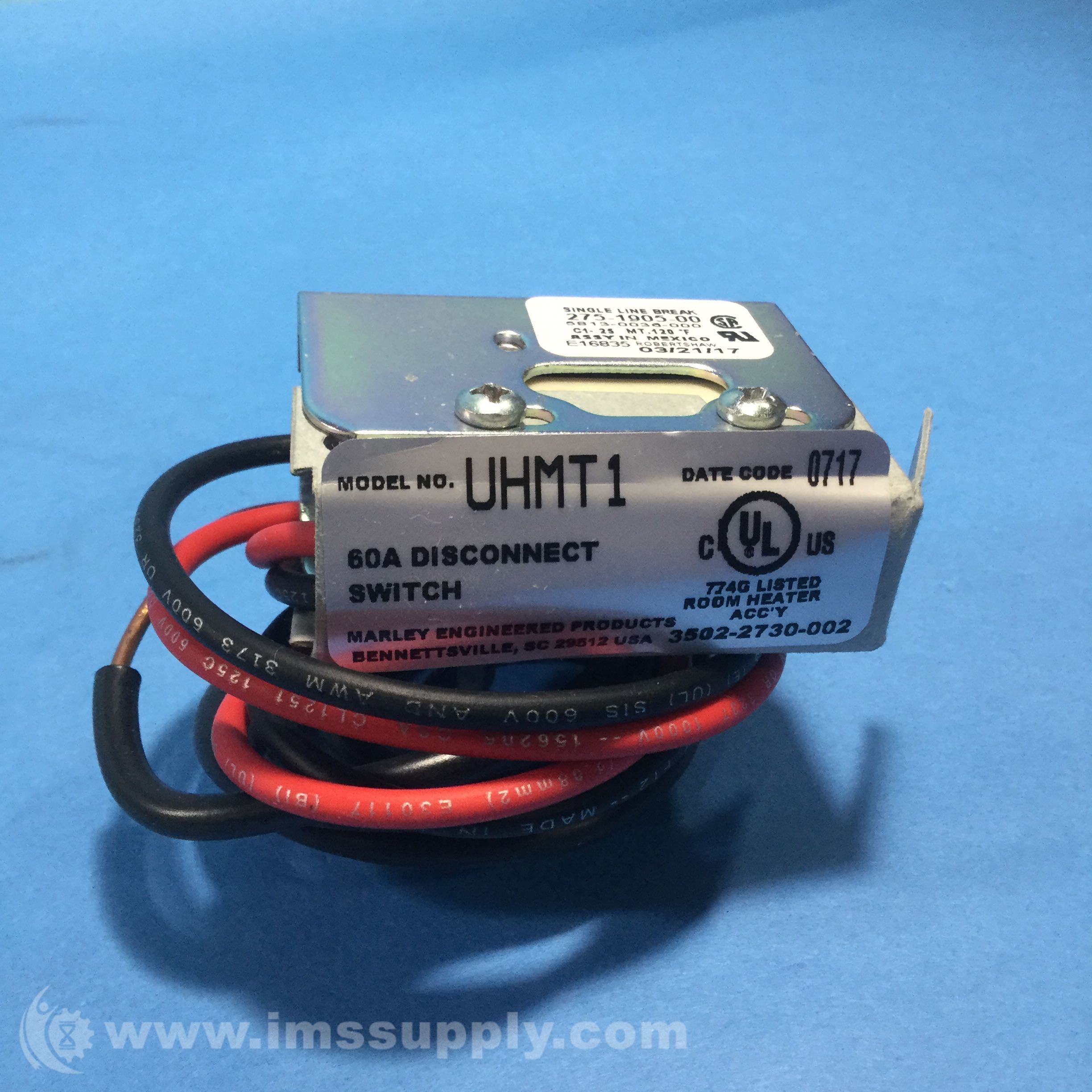 Marley Engineered Products UHMT1 Horizontal/Downflow Unit Heater - IMS ...