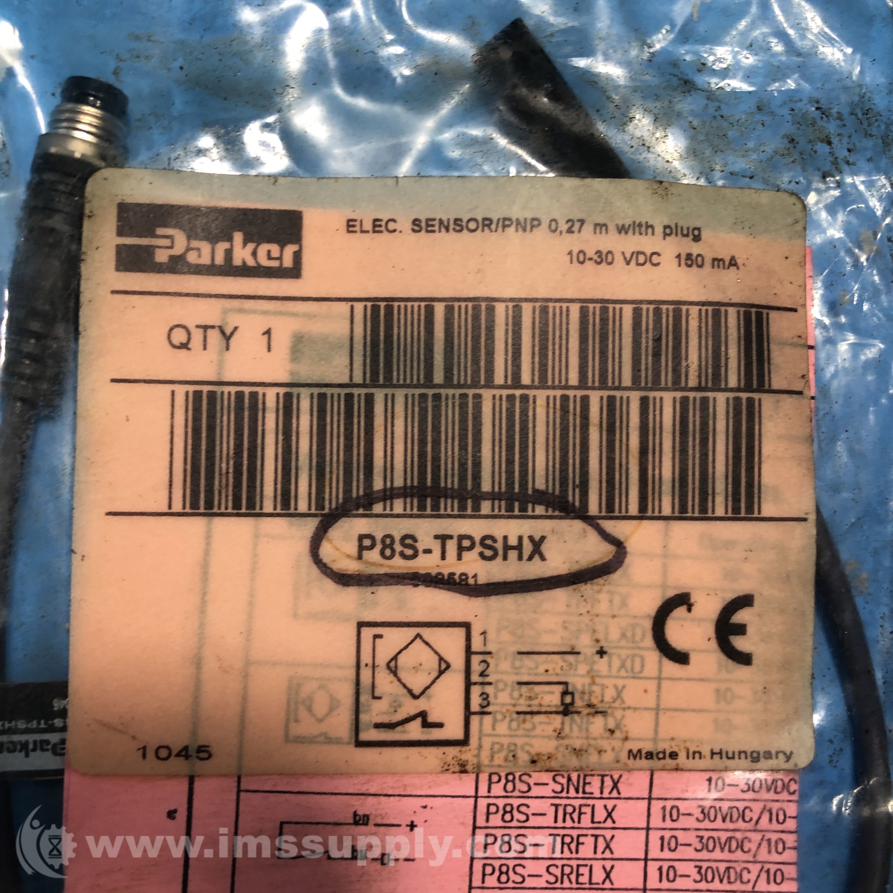 thumbnail image 2 of Parker P8S-GRFLX Reed Sensor With 3m Cable - Brand New Original 2 of 6