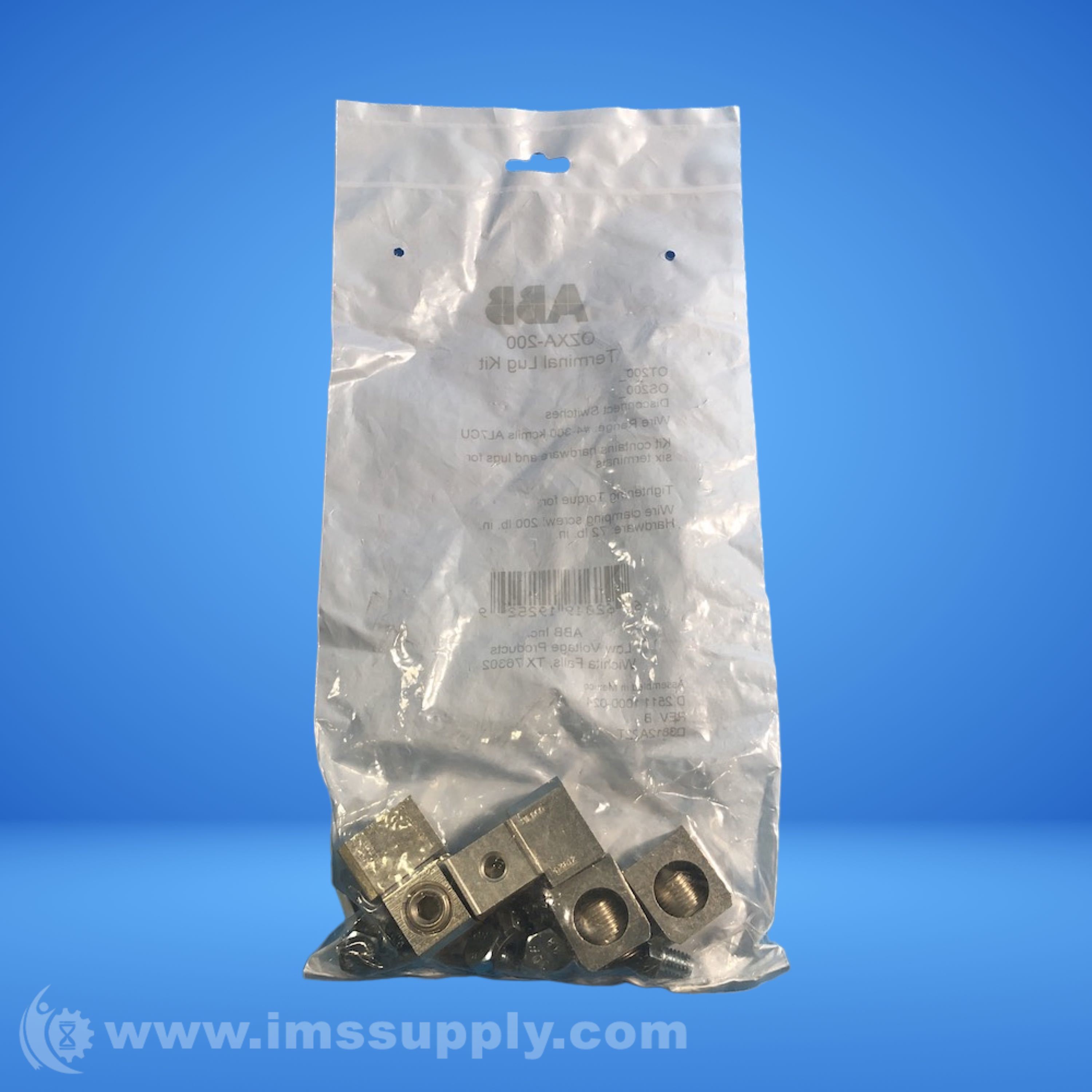 ABB OZXA200 Terminal Lug Kit, Assembly Hardware IMS Supply