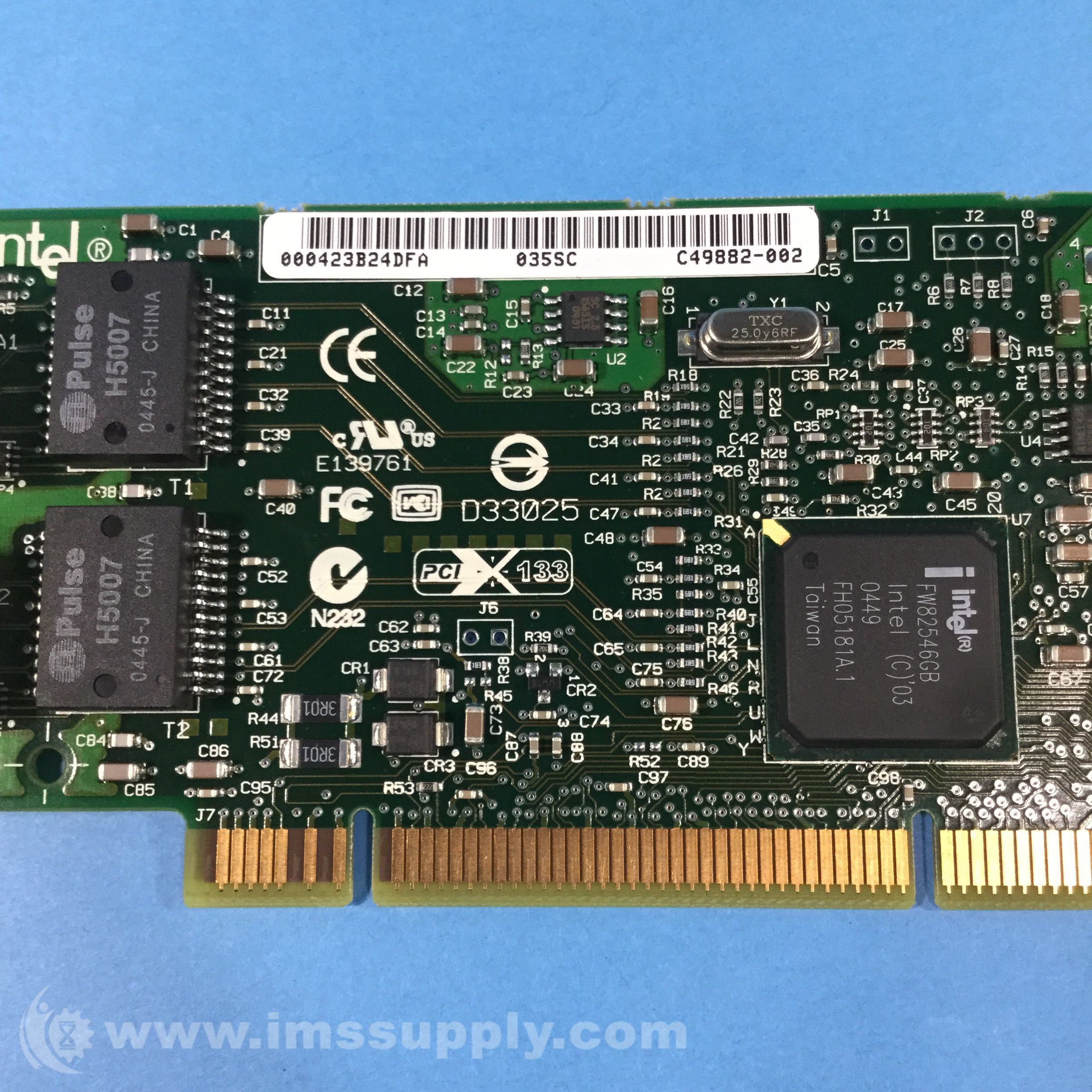 Intel PRO/1000MT Dual Port Ethernet Server Adapter - IMS Supply