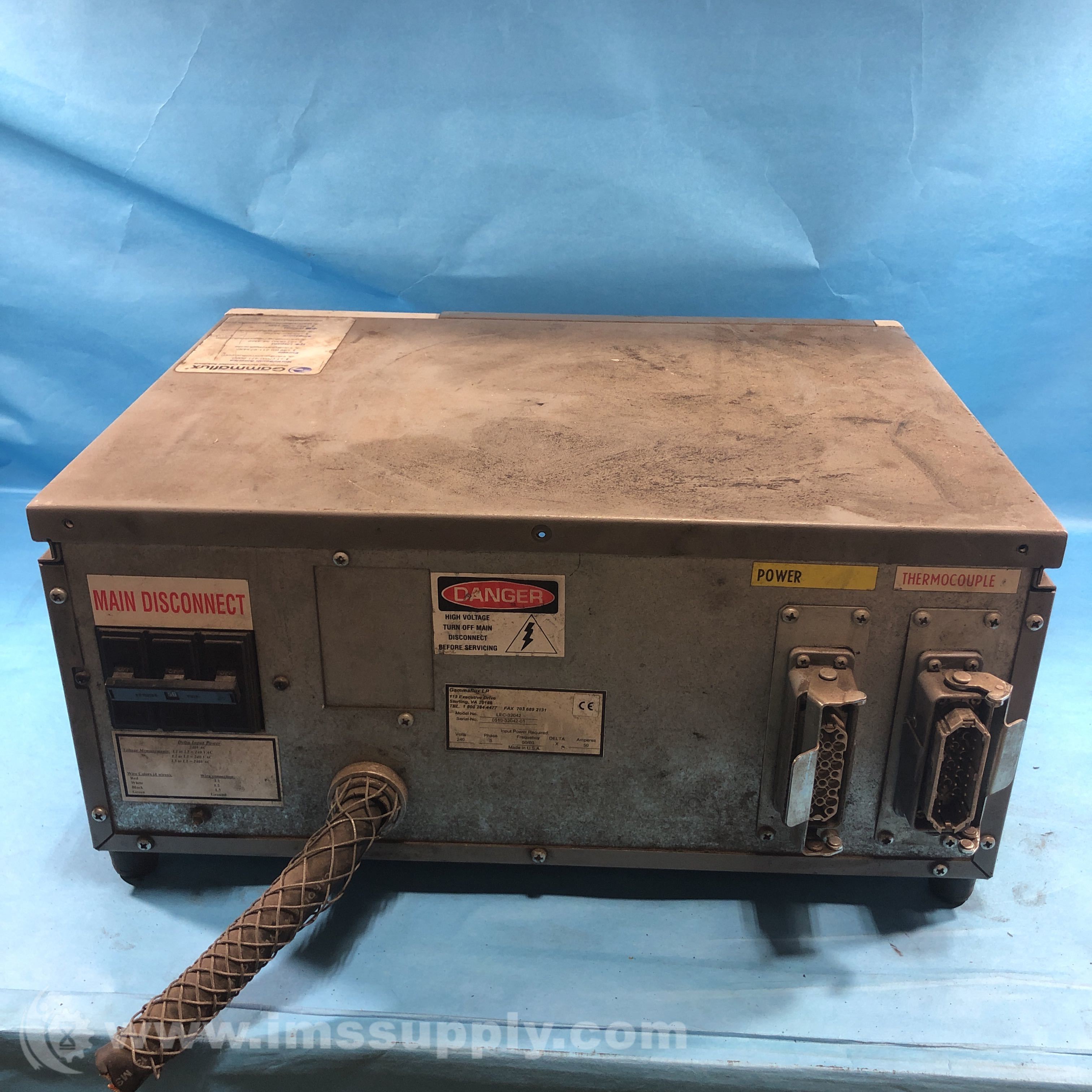 Gammaflux LEC-32042, 6 Zone LEC Injection Machine Controller. - IMS Supply