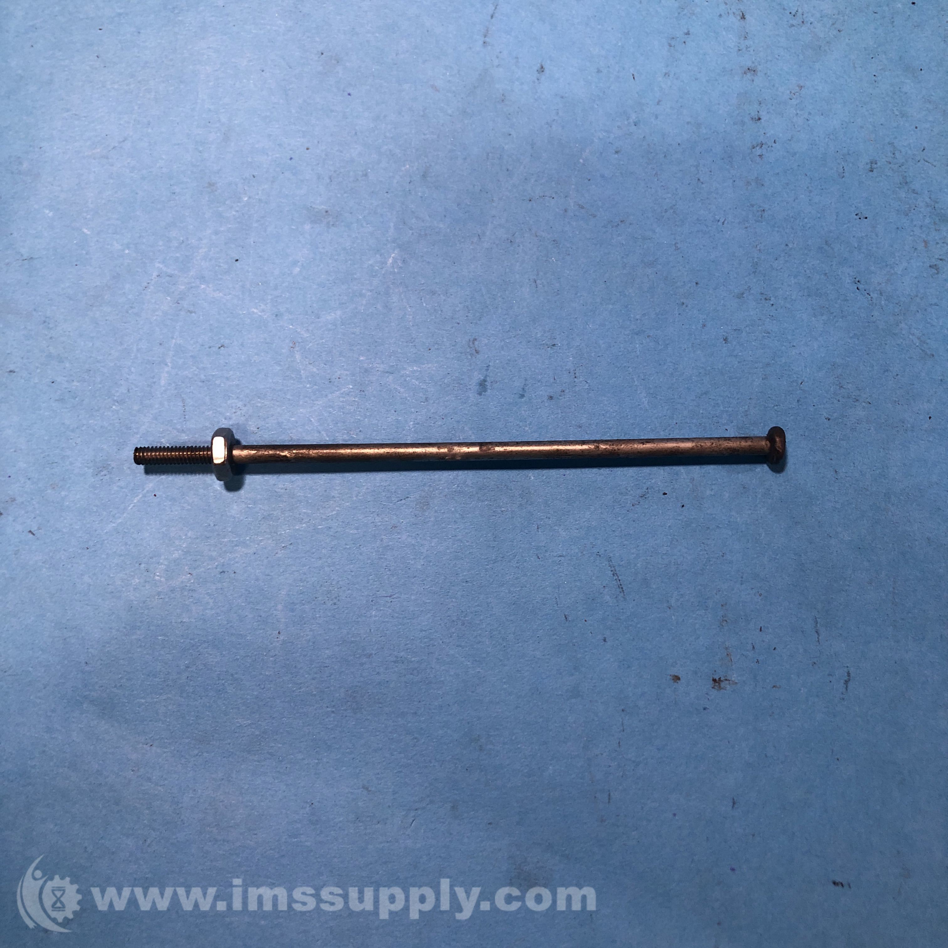 5'' LG Steel Partially Threaded Machined Rod, O Ring IMS Supply