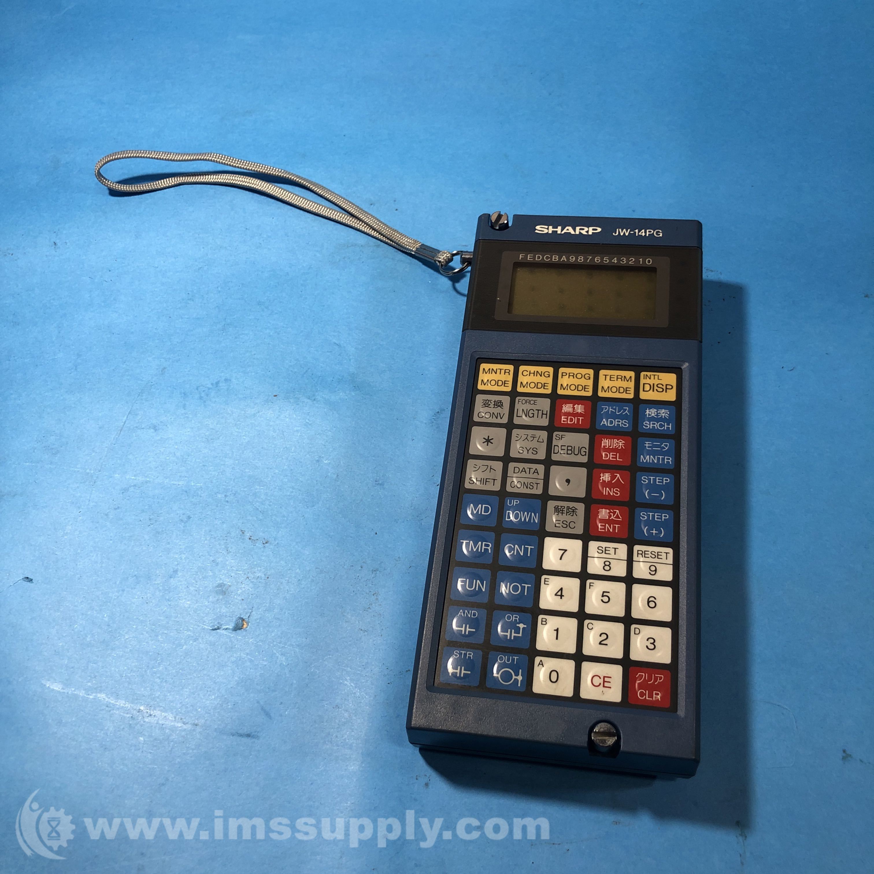 Sharp JW-14PG Handheld Programmer - IMS Supply