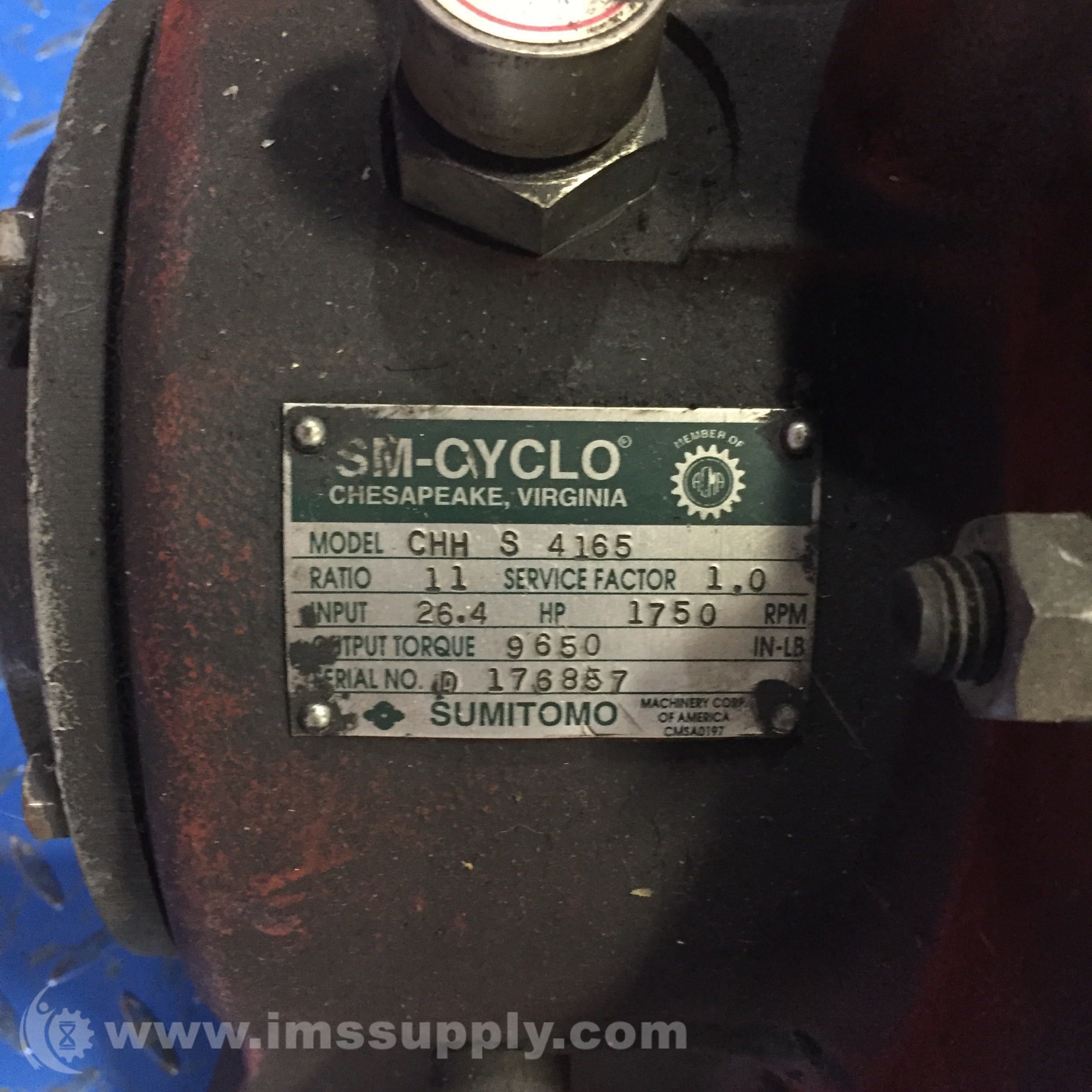 Sumitomo CHH S 4165 SM-Cyclo Gearmotor - IMS Supply