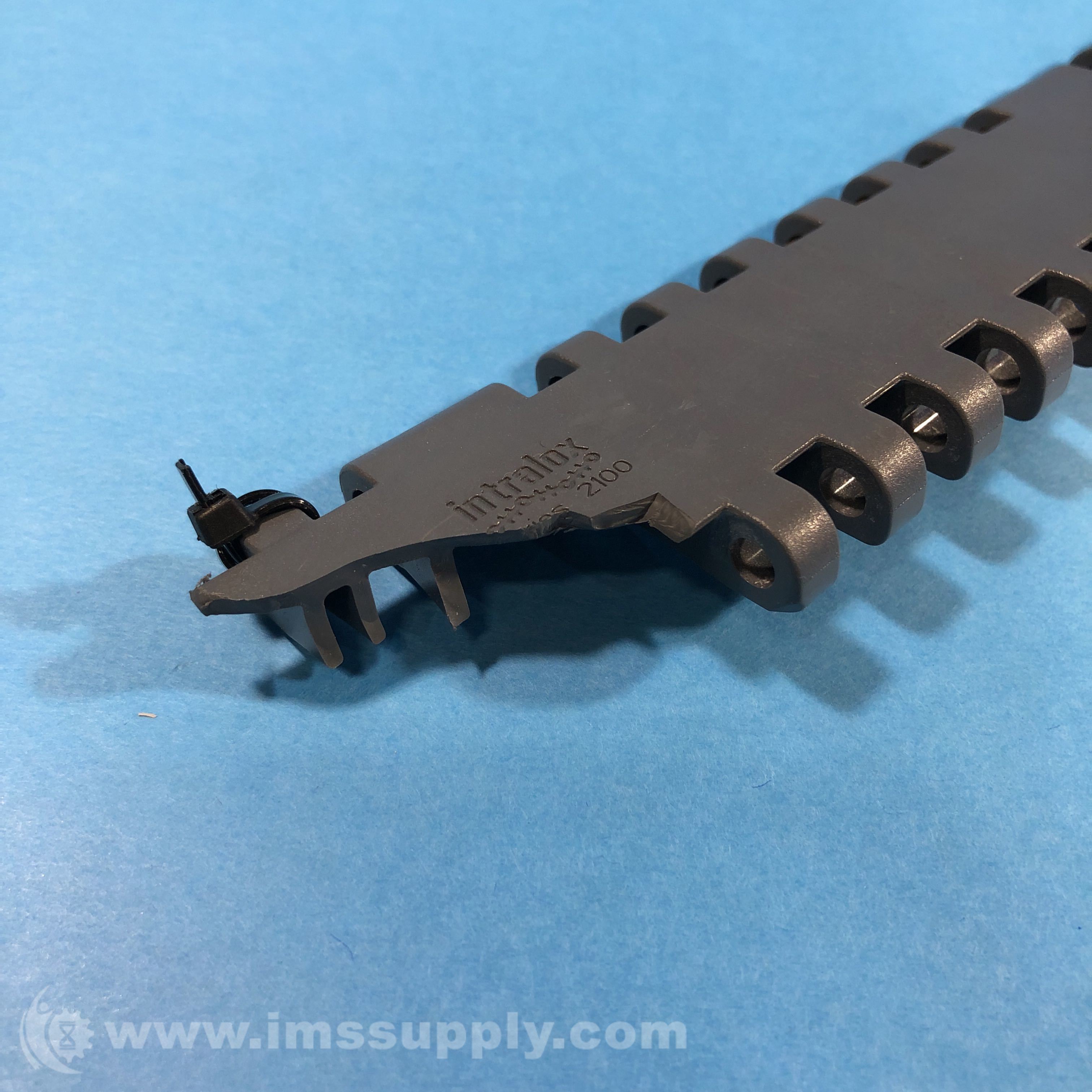 Intralox Series 2100 Flat Top Grey Acetal Belt IMS Supply