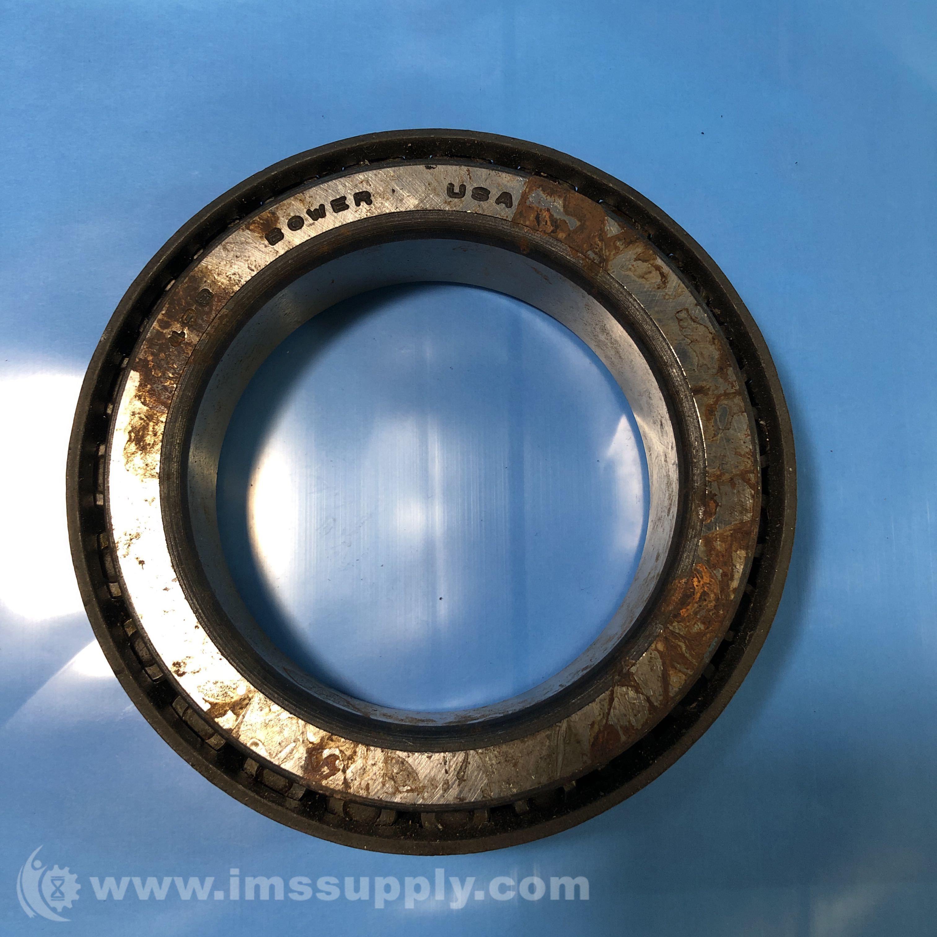 Bower Bearing 498 Round Bore Cone Single Row Tapered Bearing IMS Supply