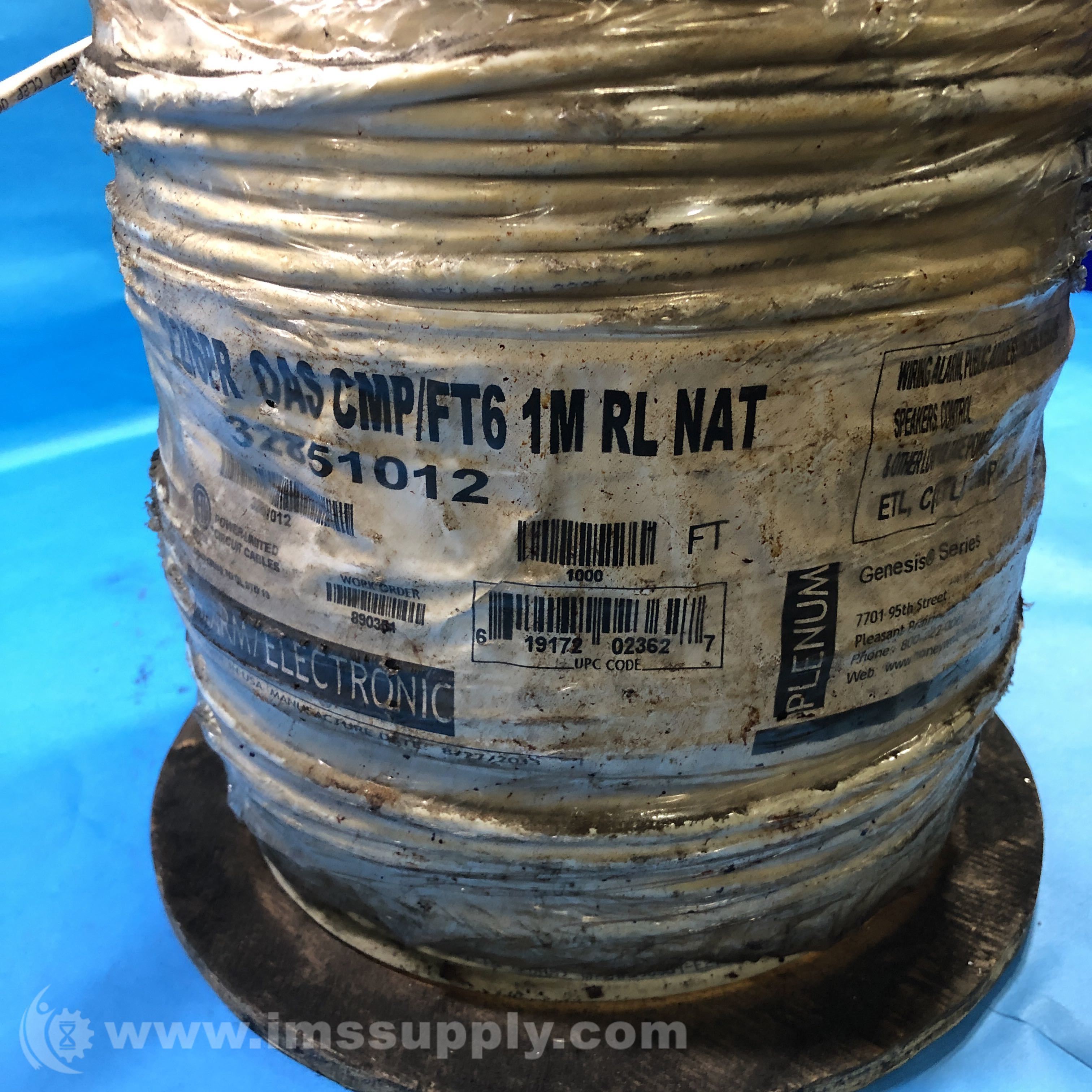Honeywell 32851012 1000 Feet 22/6PR OAS CMP/FT6 Control Cable - IMS Supply