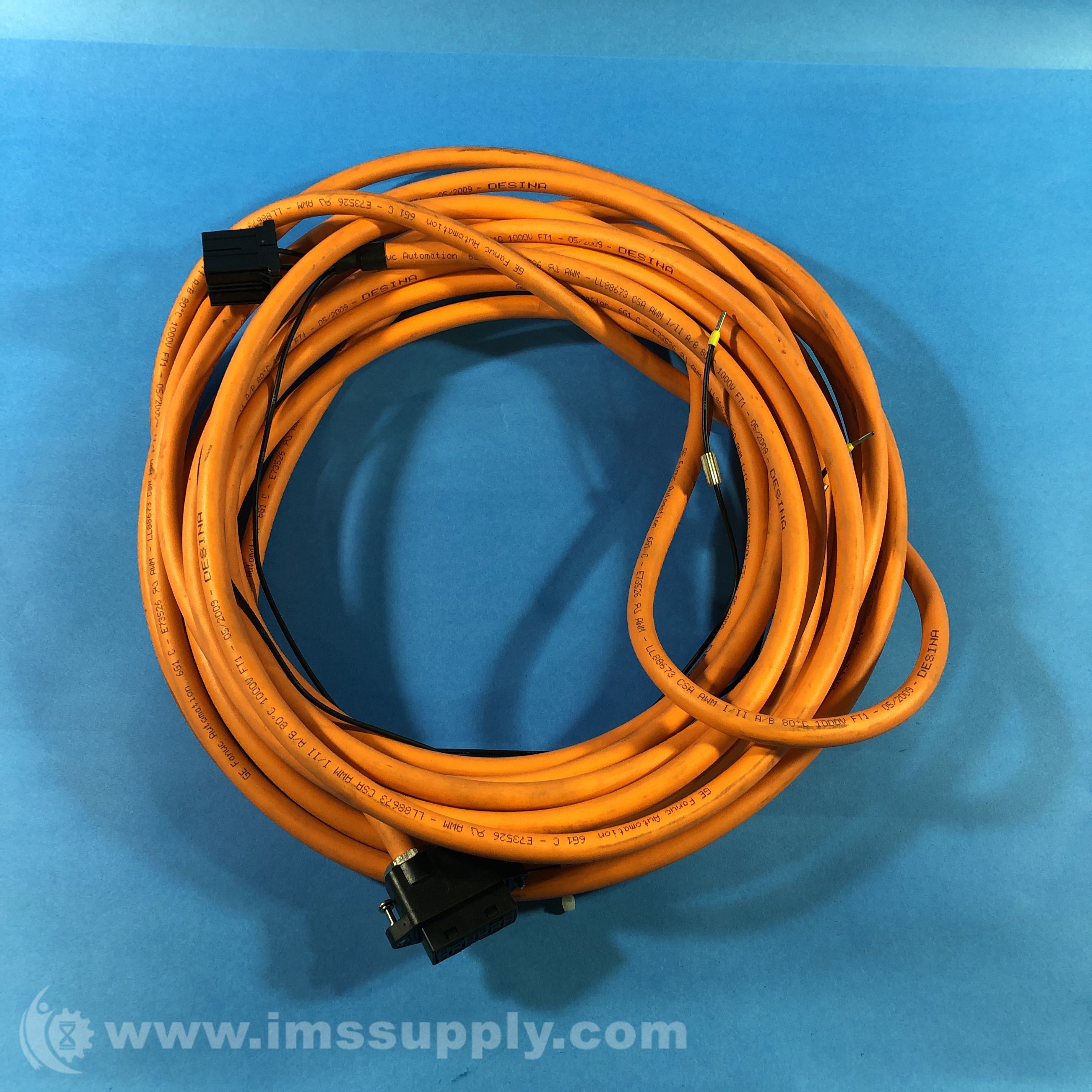 Fanuc E73526 LL88673 Orange Servo Cable - IMS Supply