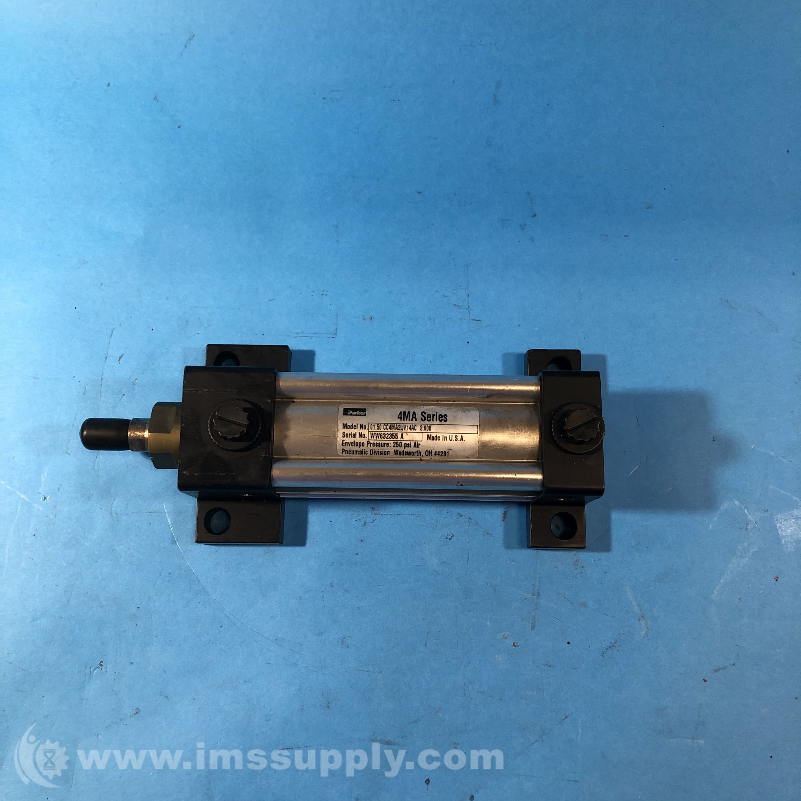Parker 01.50 CC4MA2UV14AC 3.000 4MA Series Pneumatic Cylinder IMS Supply