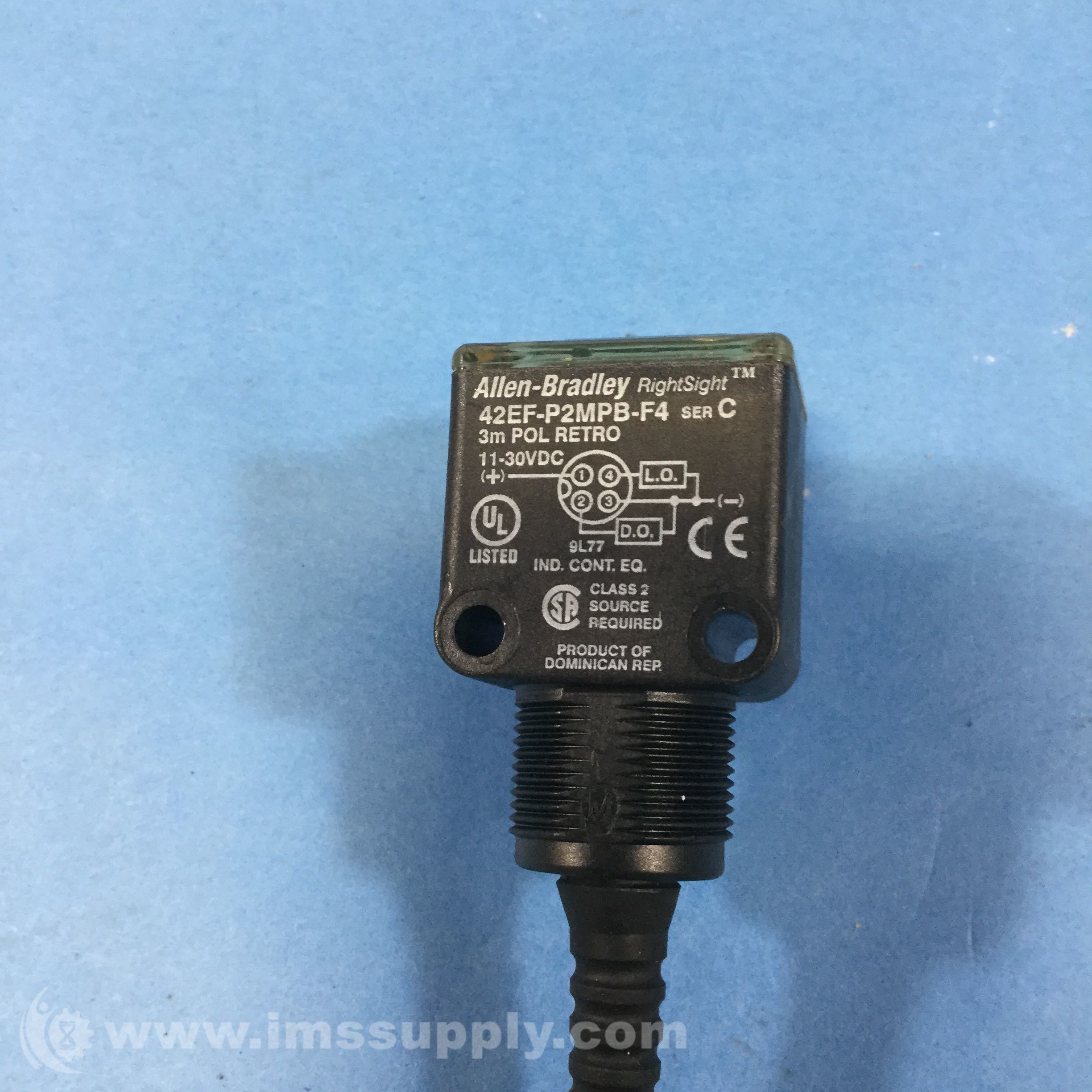 Allen Bradley 42EF-P2MPB-F4 Sensor, Photoelectric, Polarized - IMS Supply
