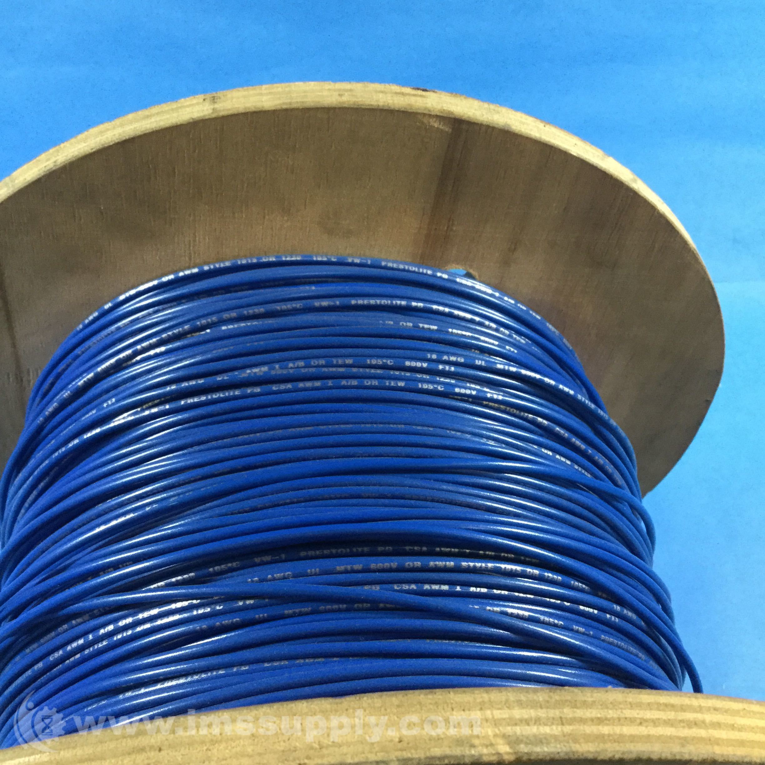 Anixter 101518/16 HookUp Wire, UL 1015, 18 AWG, Solid, 600V IMS Supply