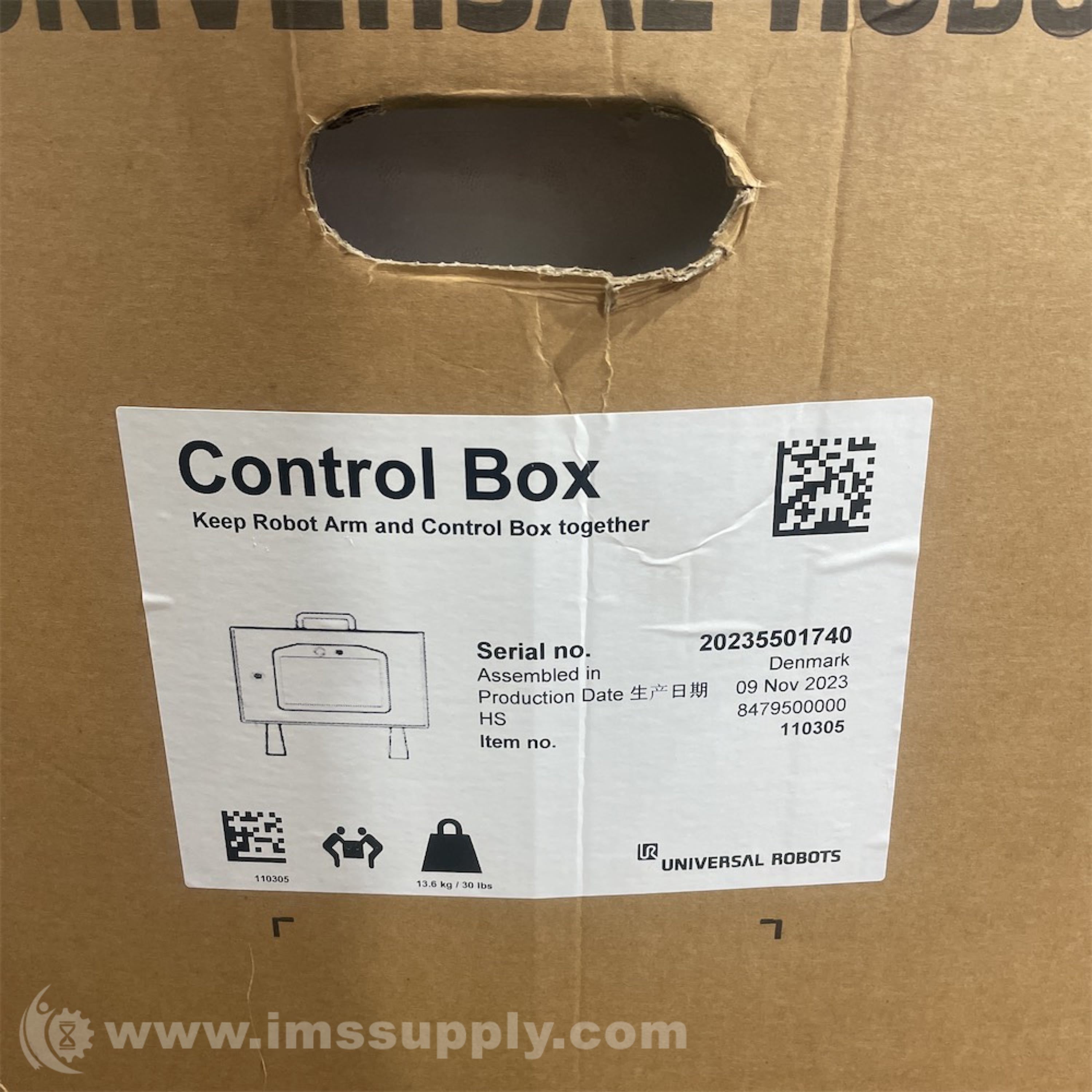 Universal Robots 110305 Control Box for UR-110305 Robot Arm - IMS Supply