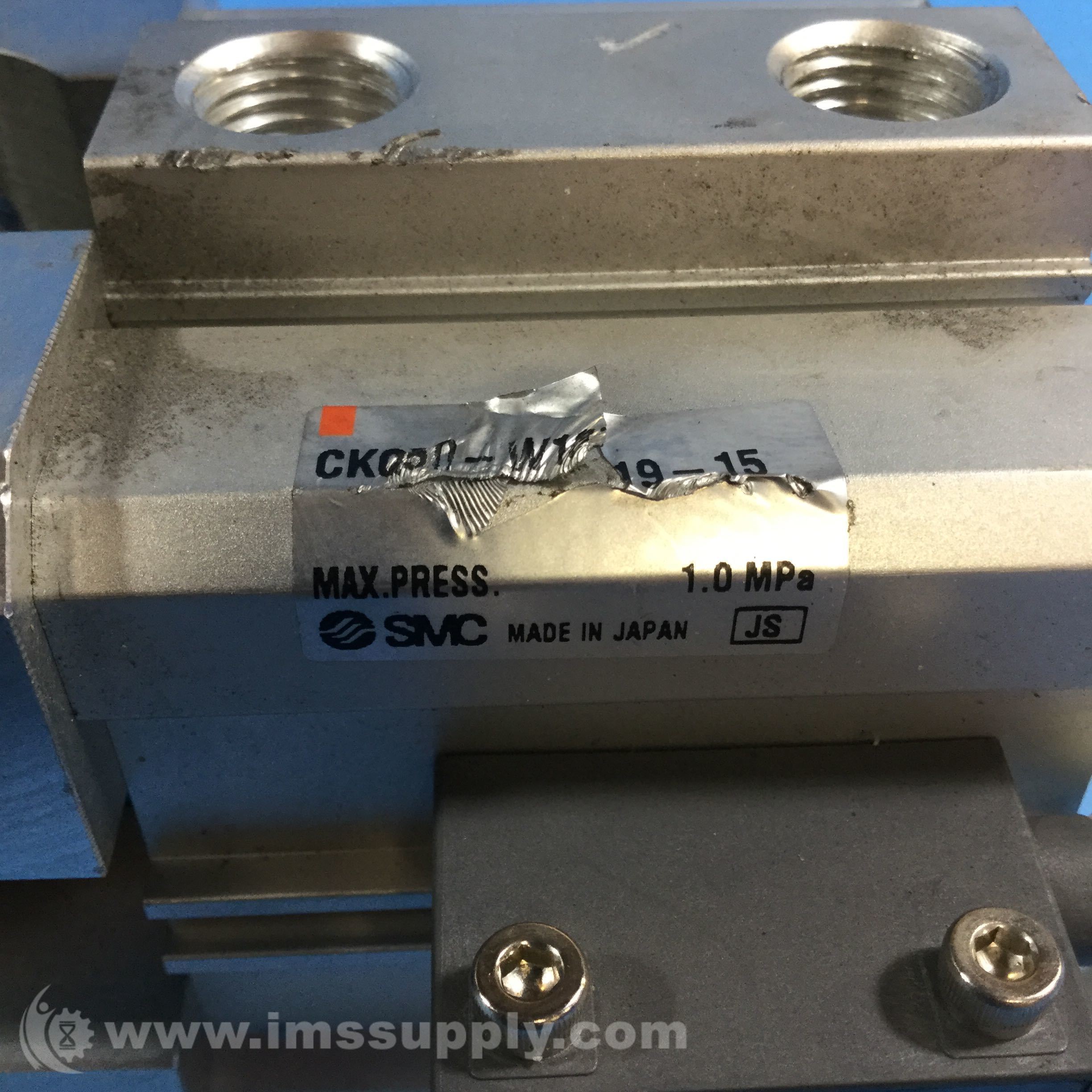 SMC CKQ50W181915 Pneumatic Pin Clamp Cylinder IMS Supply
