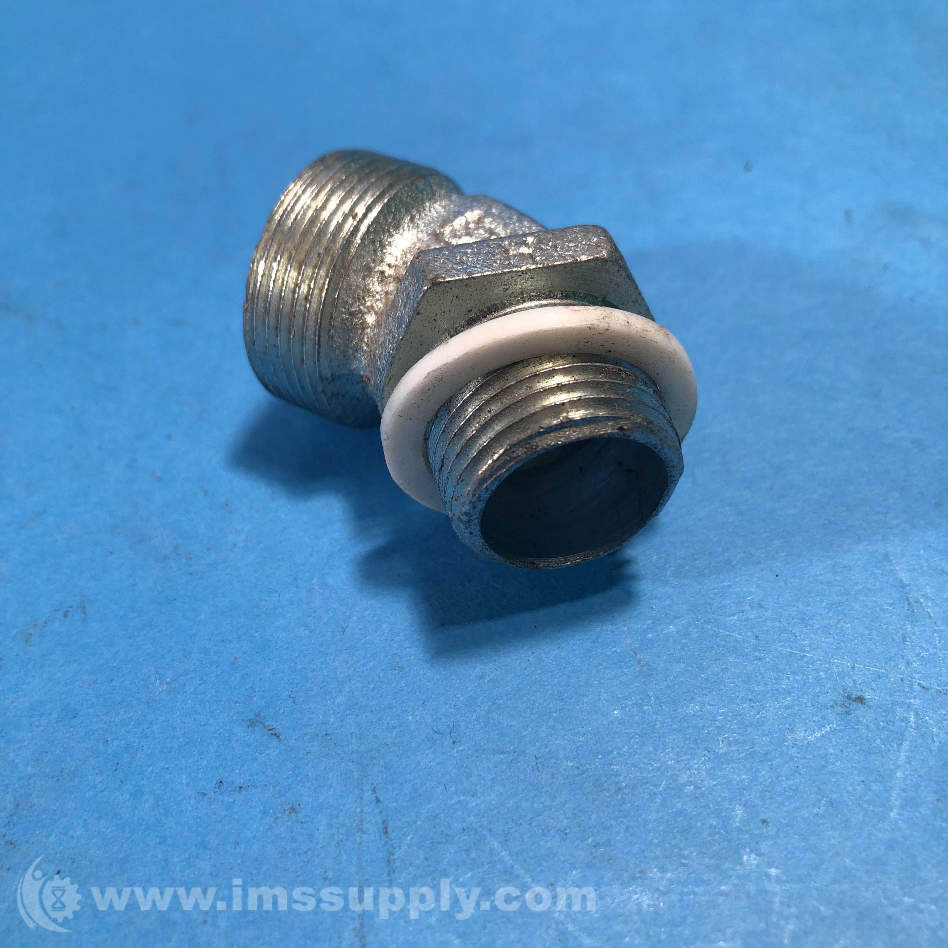 Appleton ST Series 45 Degree Iron Fitting, White Nylon Washer - IMS Supply