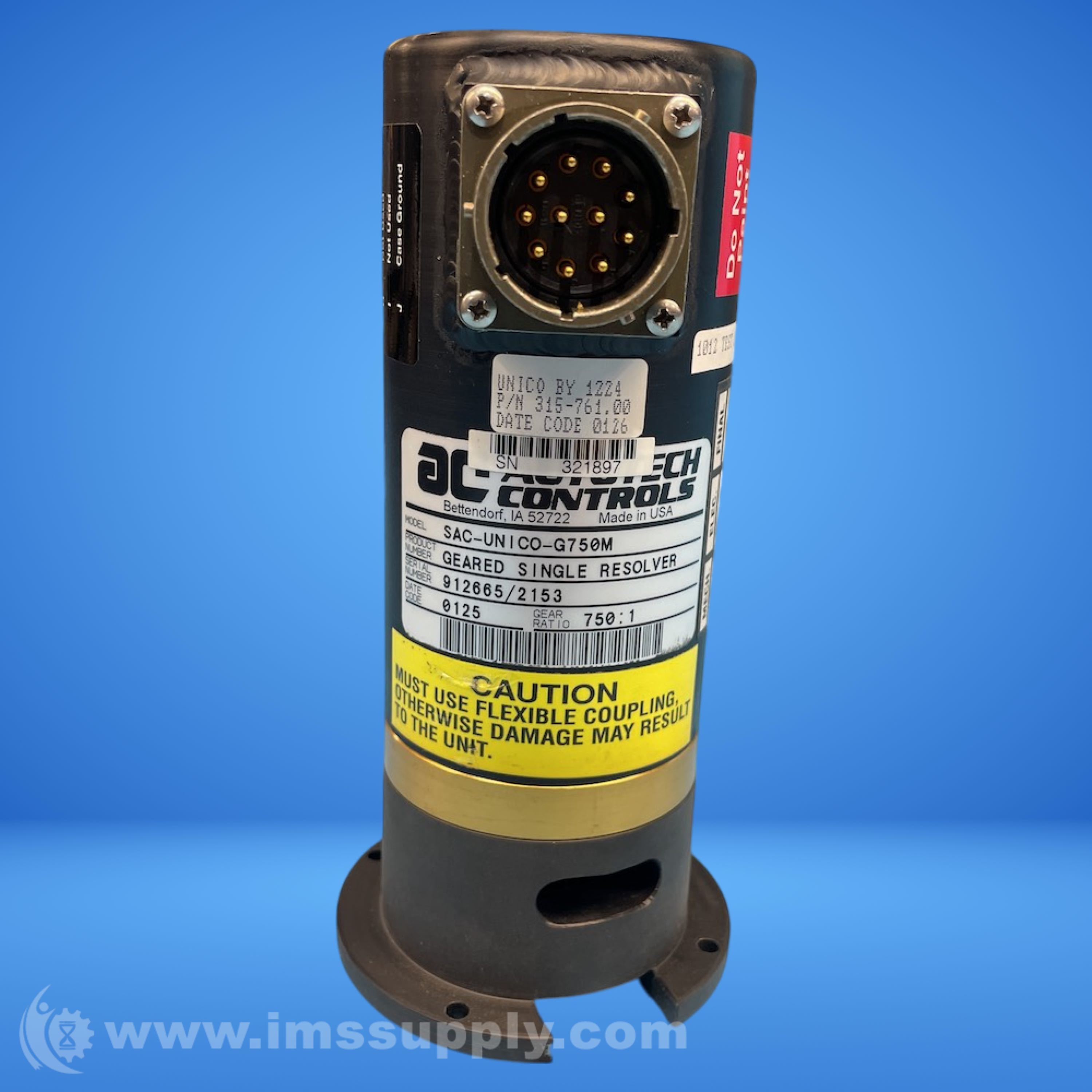 Unico 315-761.00 Resolver - IMS Supply