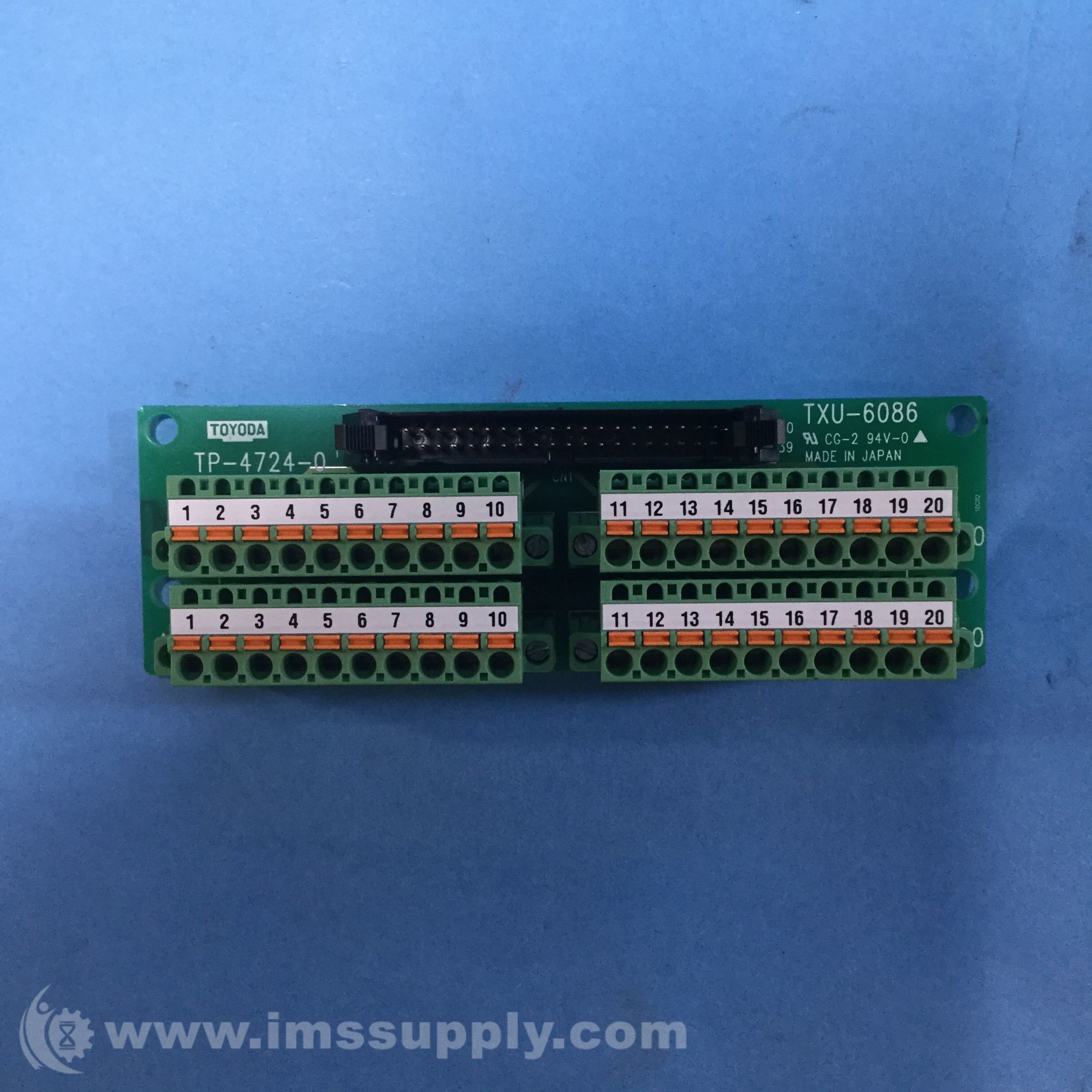 Toyoda TXU6086 Connector Communications Exchange Unit Board IMS Supply