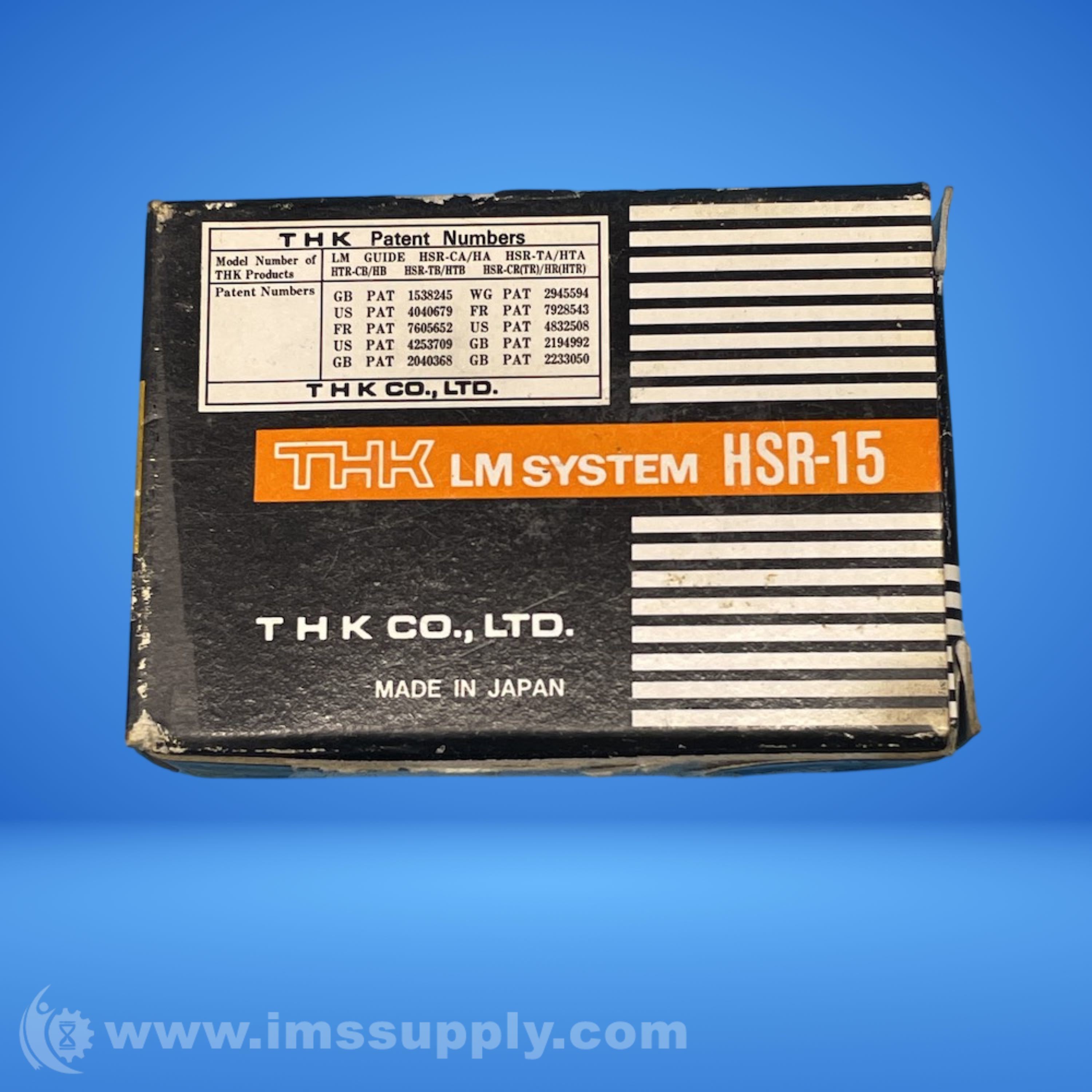 THK HSR15 Linear Guide - IMS Supply