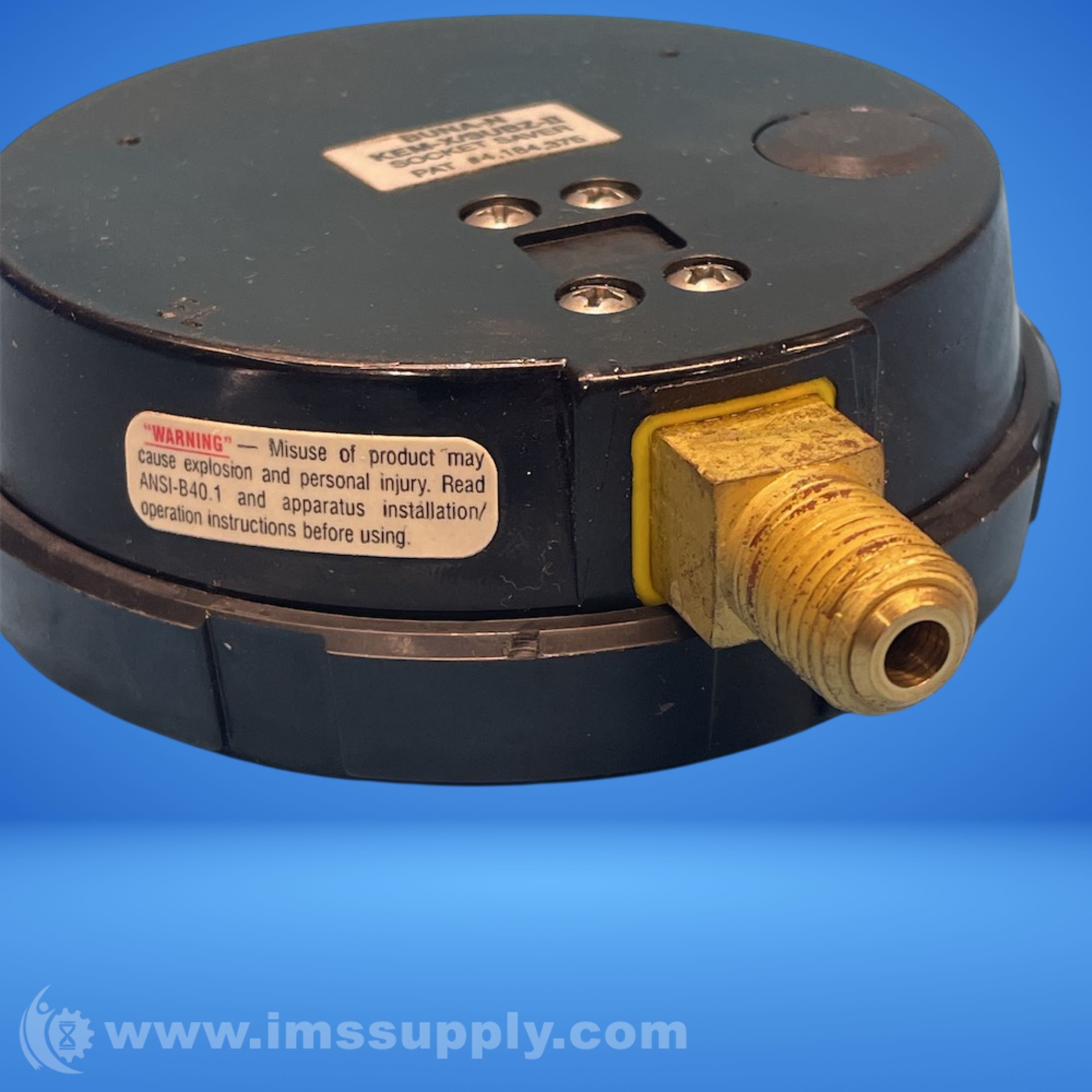 Span Instruments 03-0015-T 0-600 PSI Pressure Gauge - IMS Supply