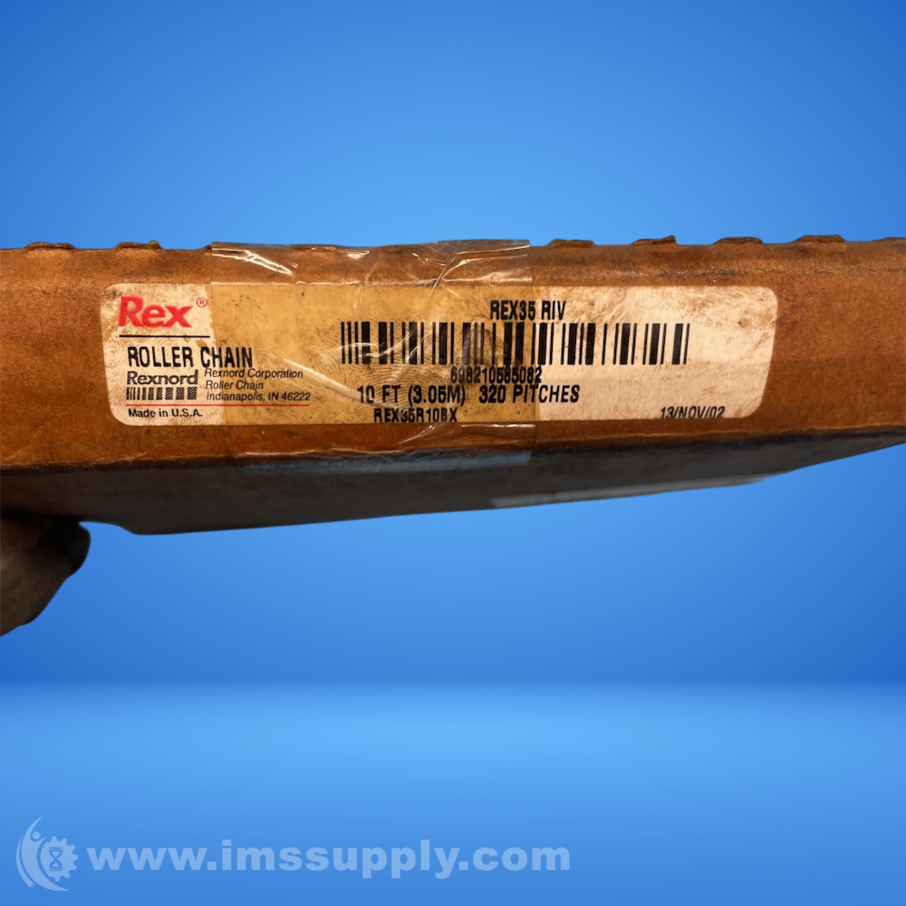 Rexnord REX35R10BX #35 Riveted Roller Chain - IMS Supply