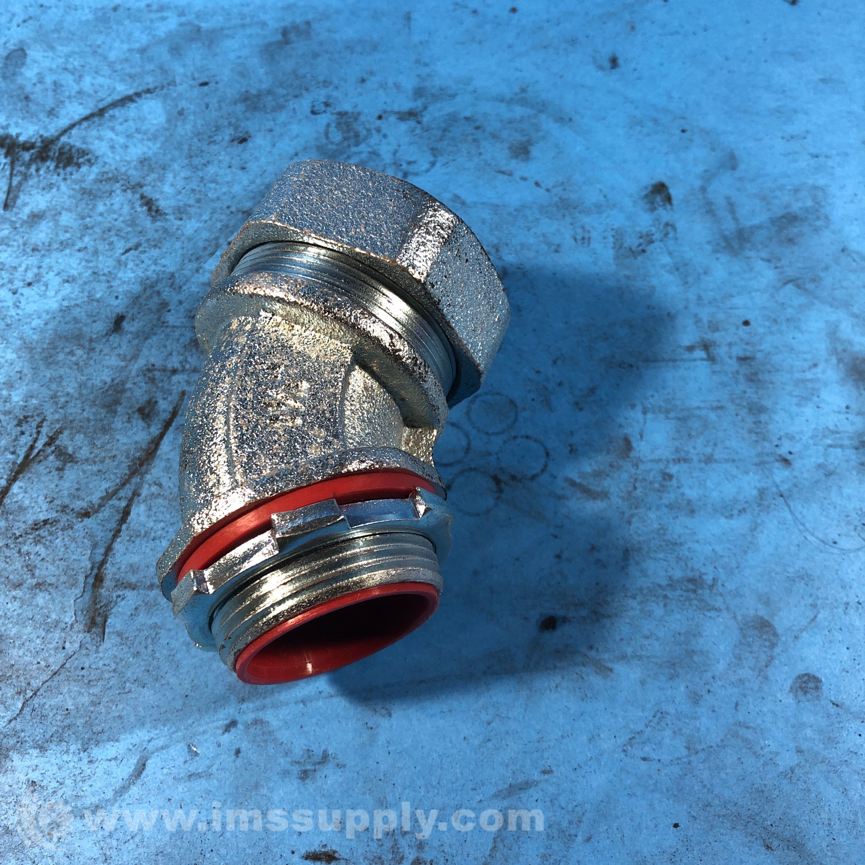 Topaz 234S 1-1/4 45° Liquidtight Connector with Insulated Throat - IMS ...