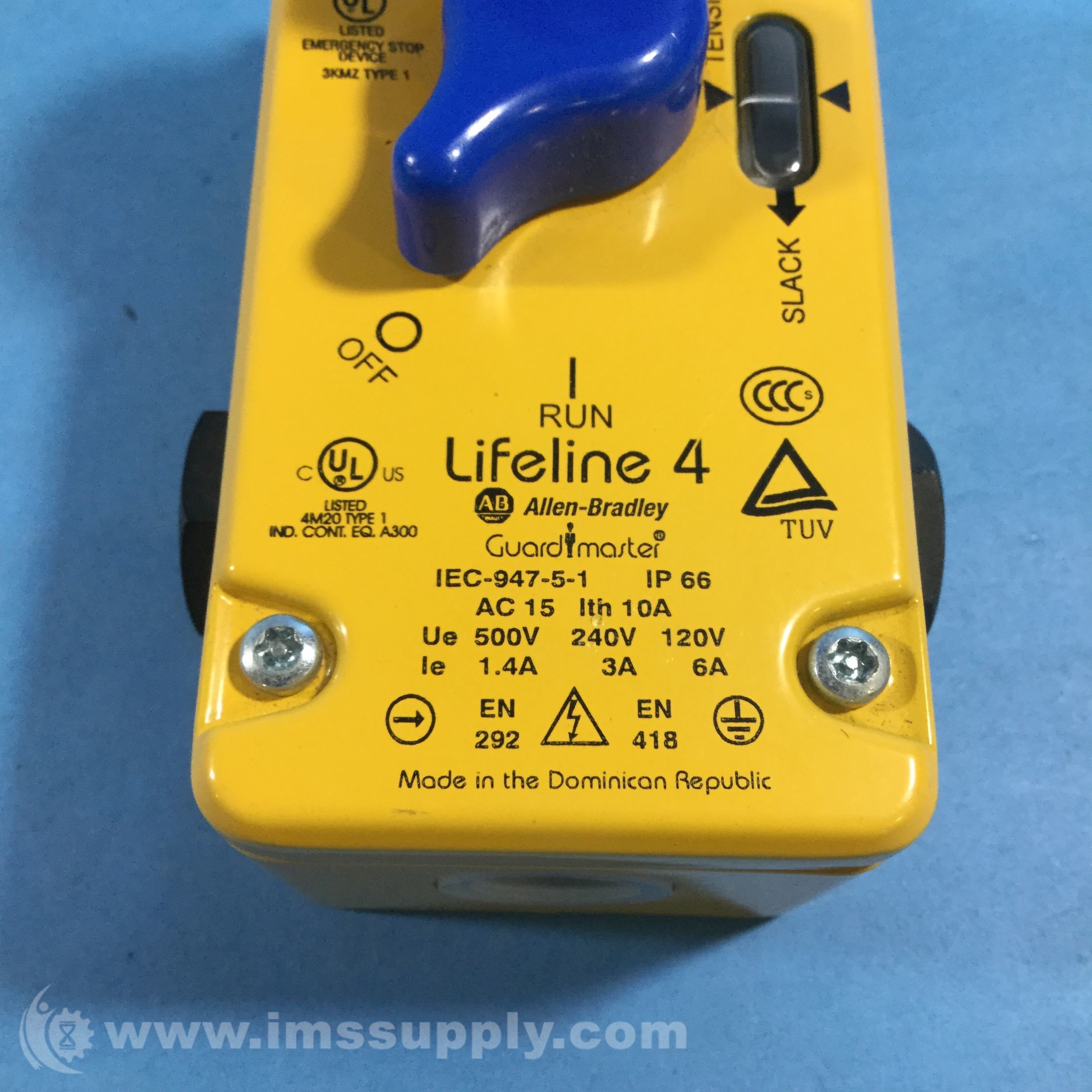 Allen Bradley 400EL13042 Switch, Cable Pull, Emergency Stop IMS Supply