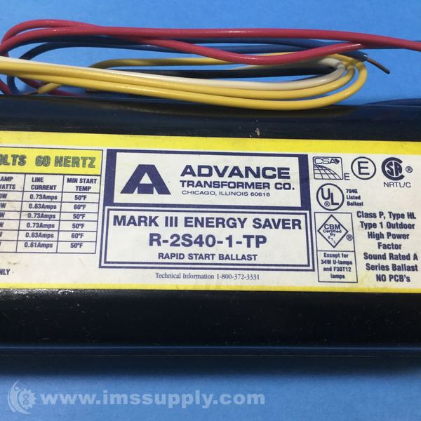 Replacement For Advance YS-2S110-TP By Technical Precision